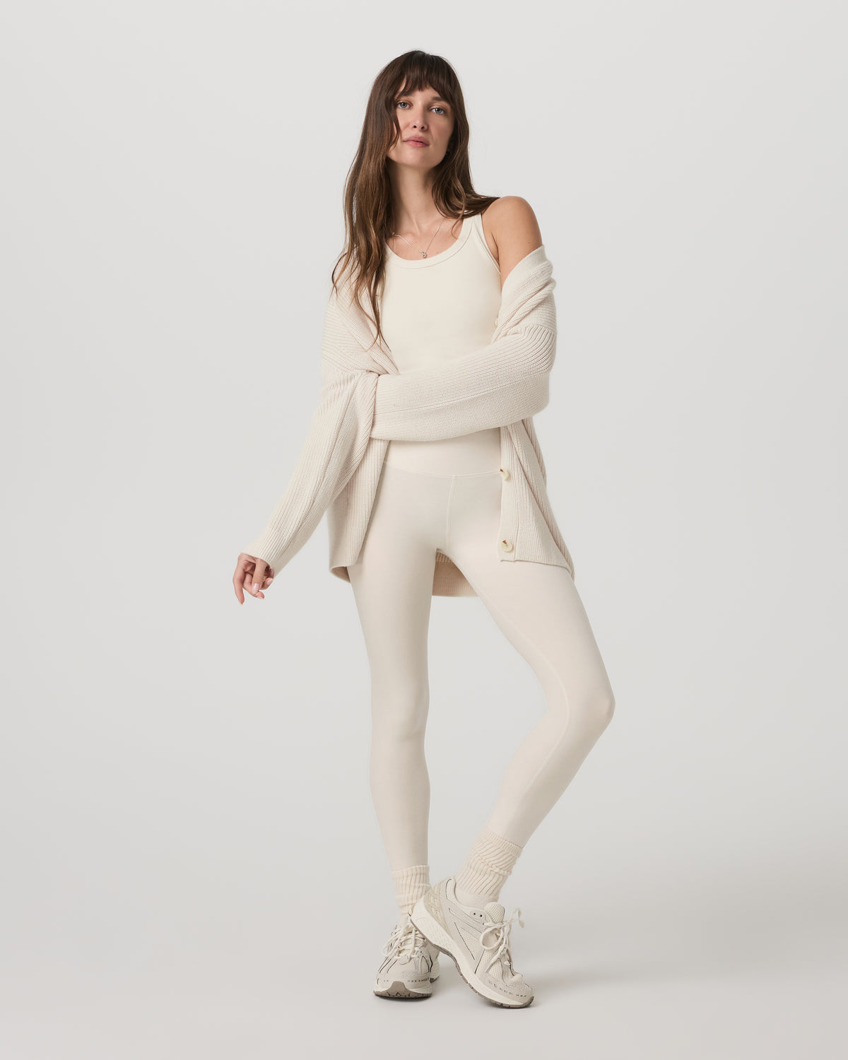 Women Vuori Alps Boyfriend Cardigan Women's Marshmallow Sweater