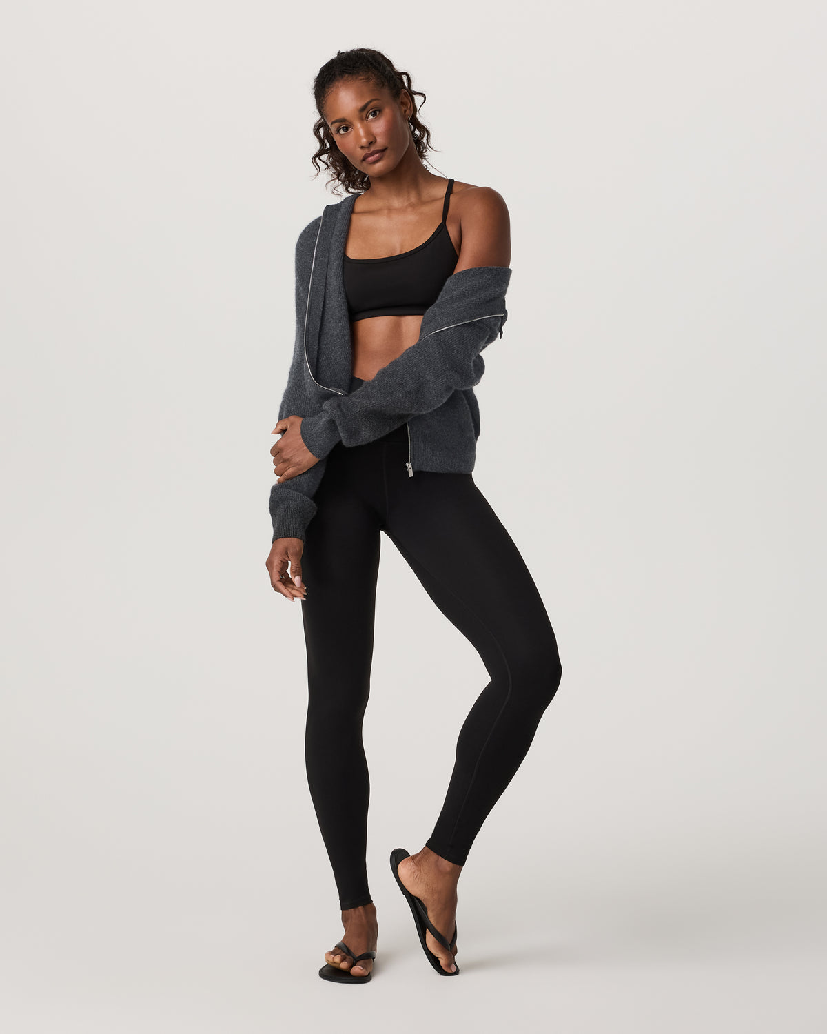 Women Vuori Émilie Cashmere Hoodie Women's Charcoal Heather