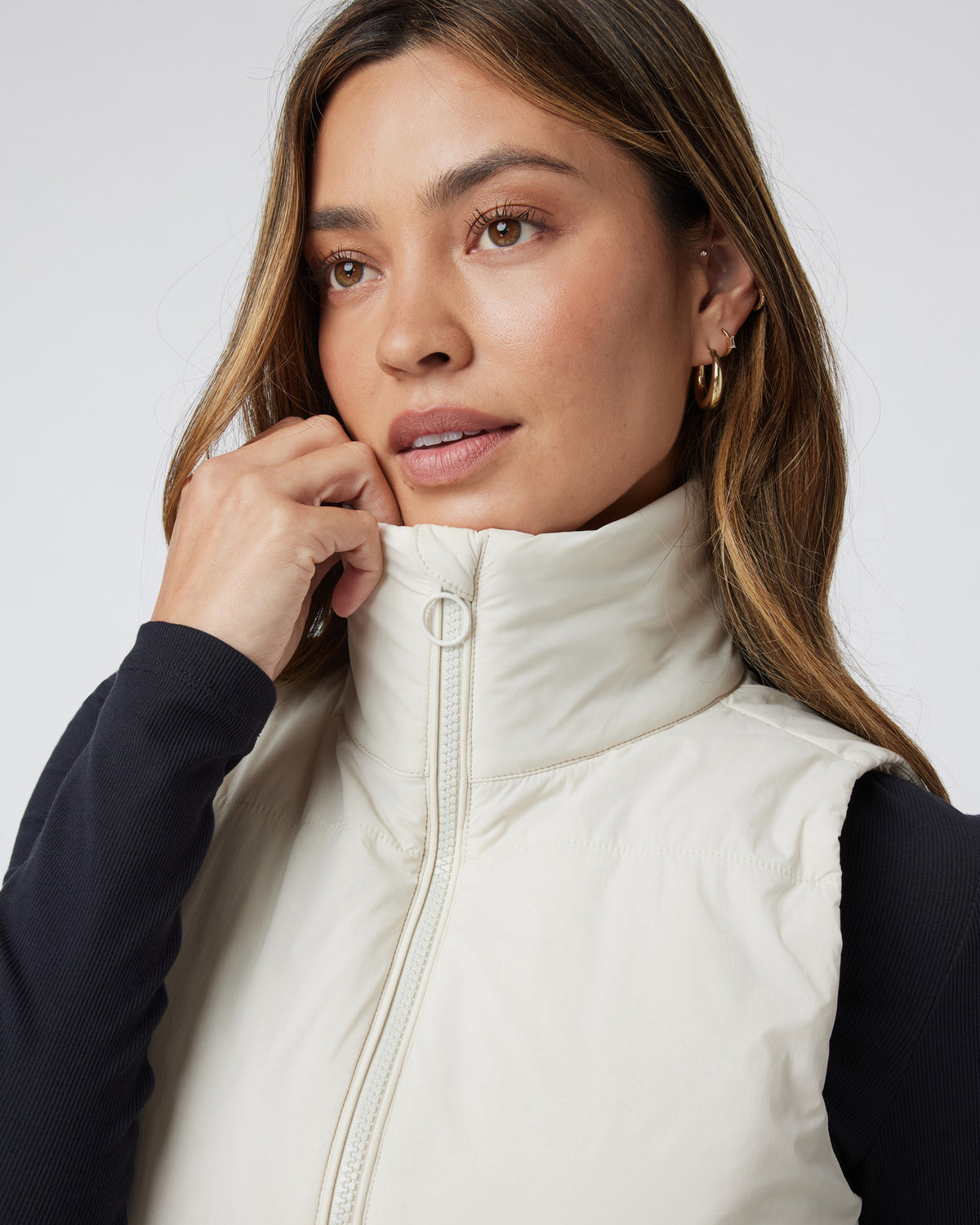 Women Vuori Canyon Insulated Vest Bone Lightweight Vest