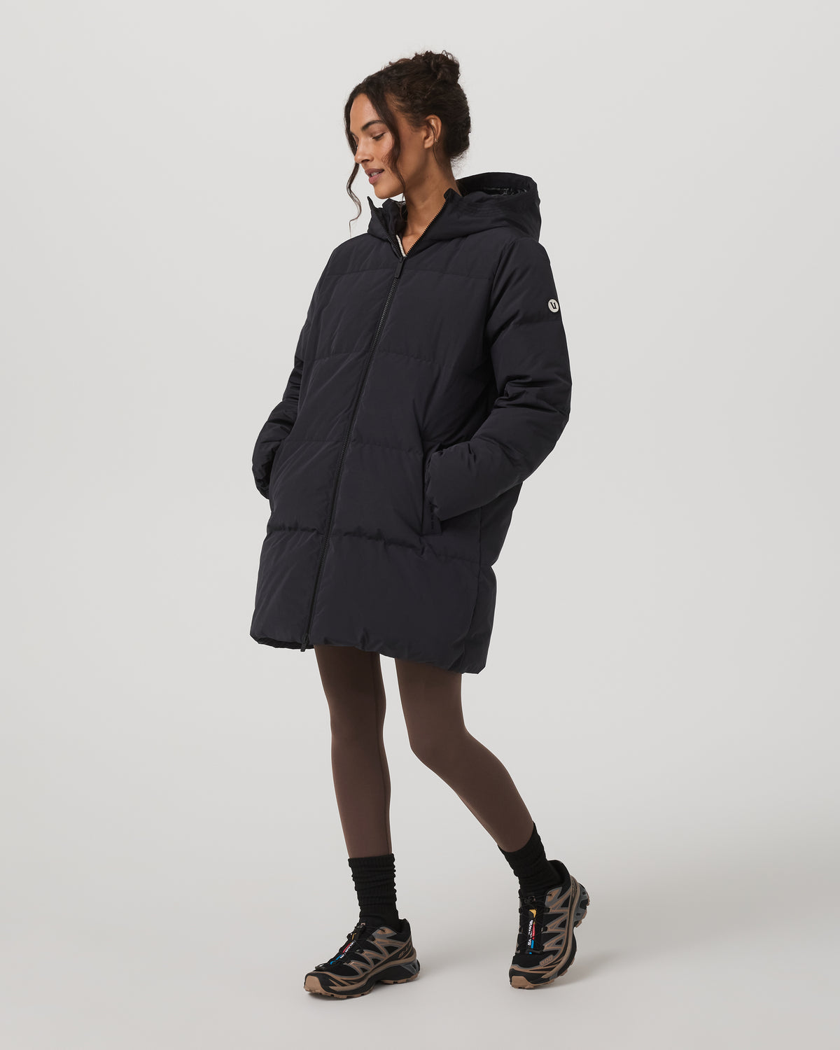 Women Vuori Mammoth Down Parka Women's Black Insulated Jacket