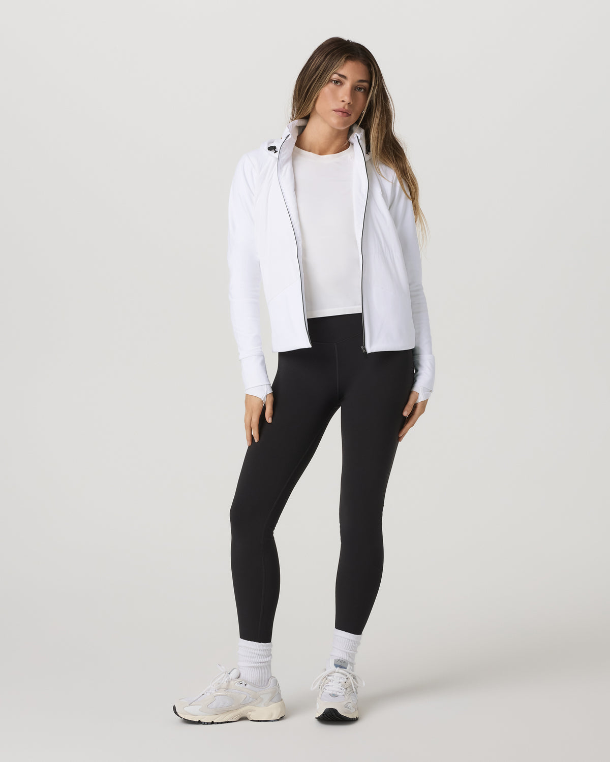 Women Vuori Chilled Out Full Zip Women's White Training Jacket