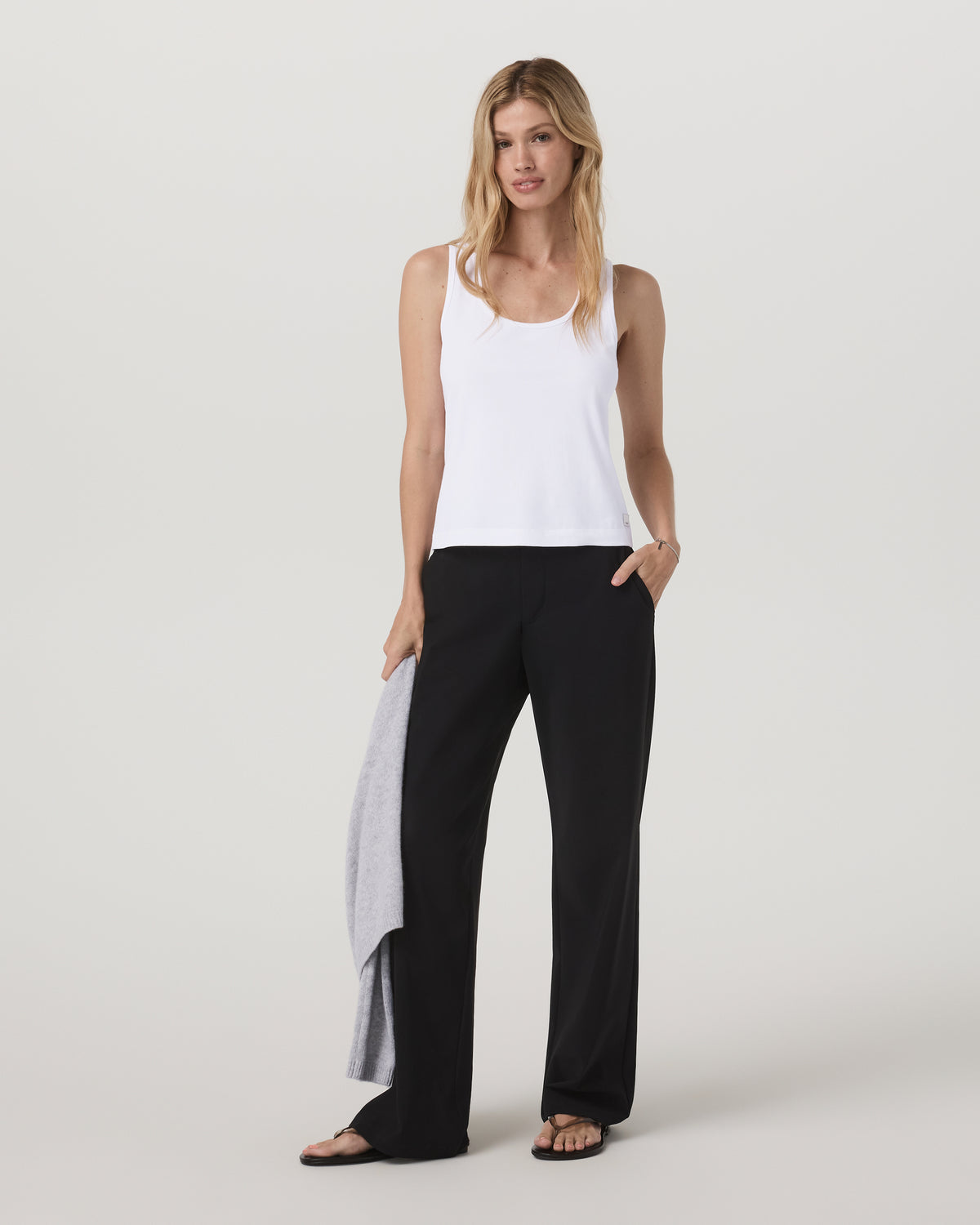 Women Vuori Miles Trouser Women's Black Straight Leg Pants