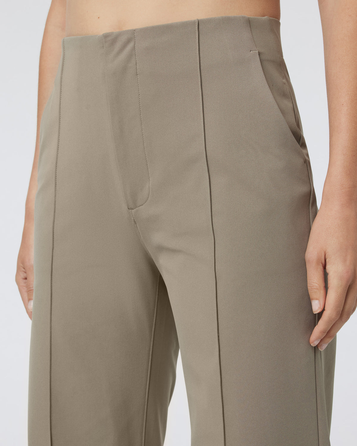 Women Vuori Womens Meta Wideleg Taupe Tailored Pants
