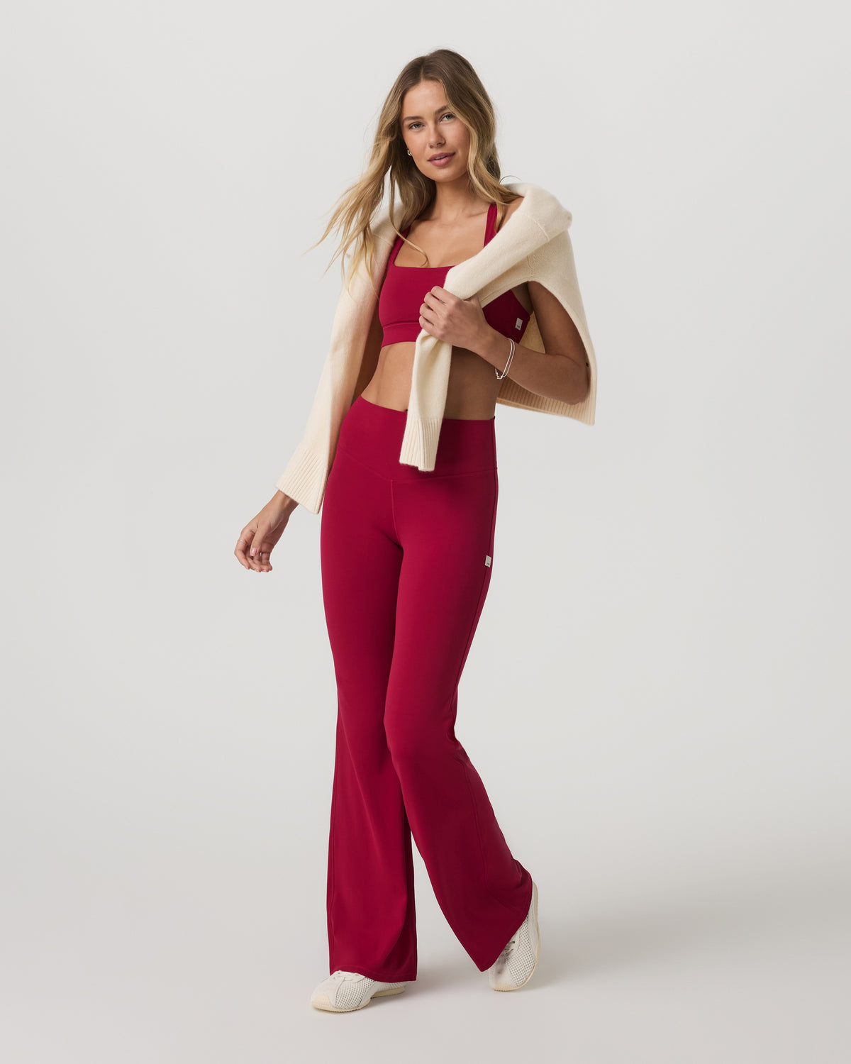 Women Vuori Vuori AllTheForm™ Flare Strawberry Flare Leggings