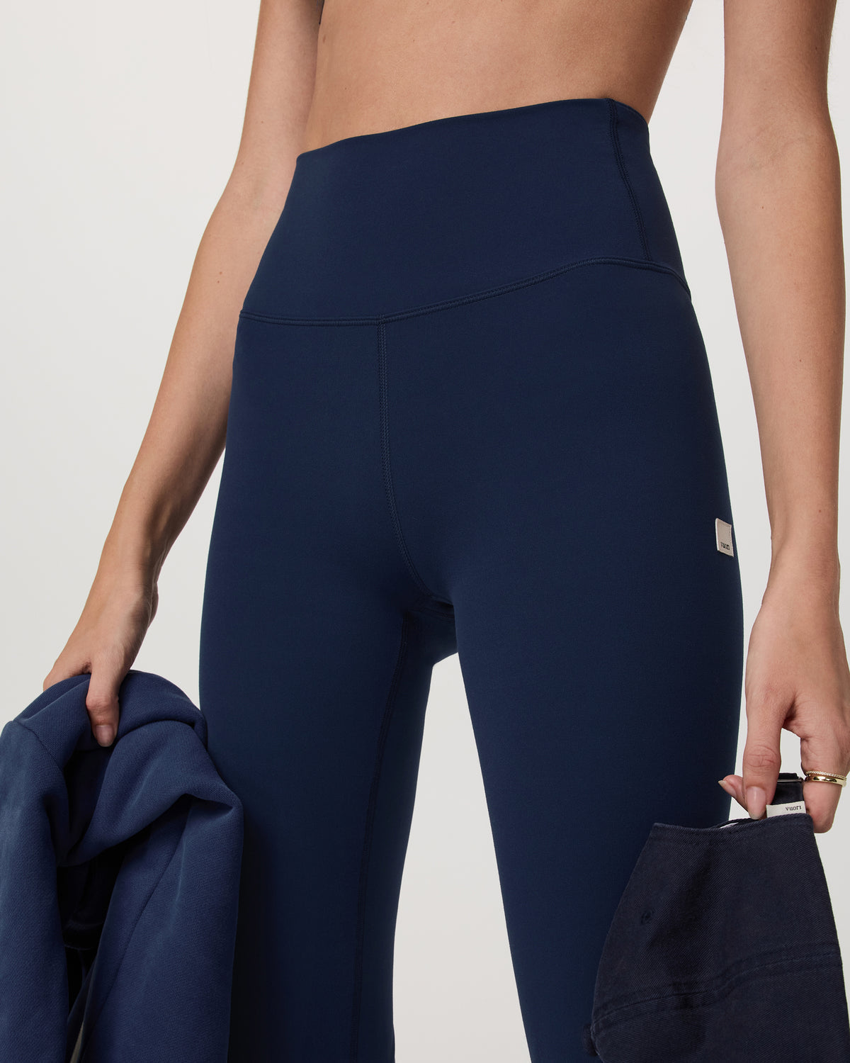 Women Vuori Vuori AllTheFeels™ Slim Flare Blue Coast Leggings