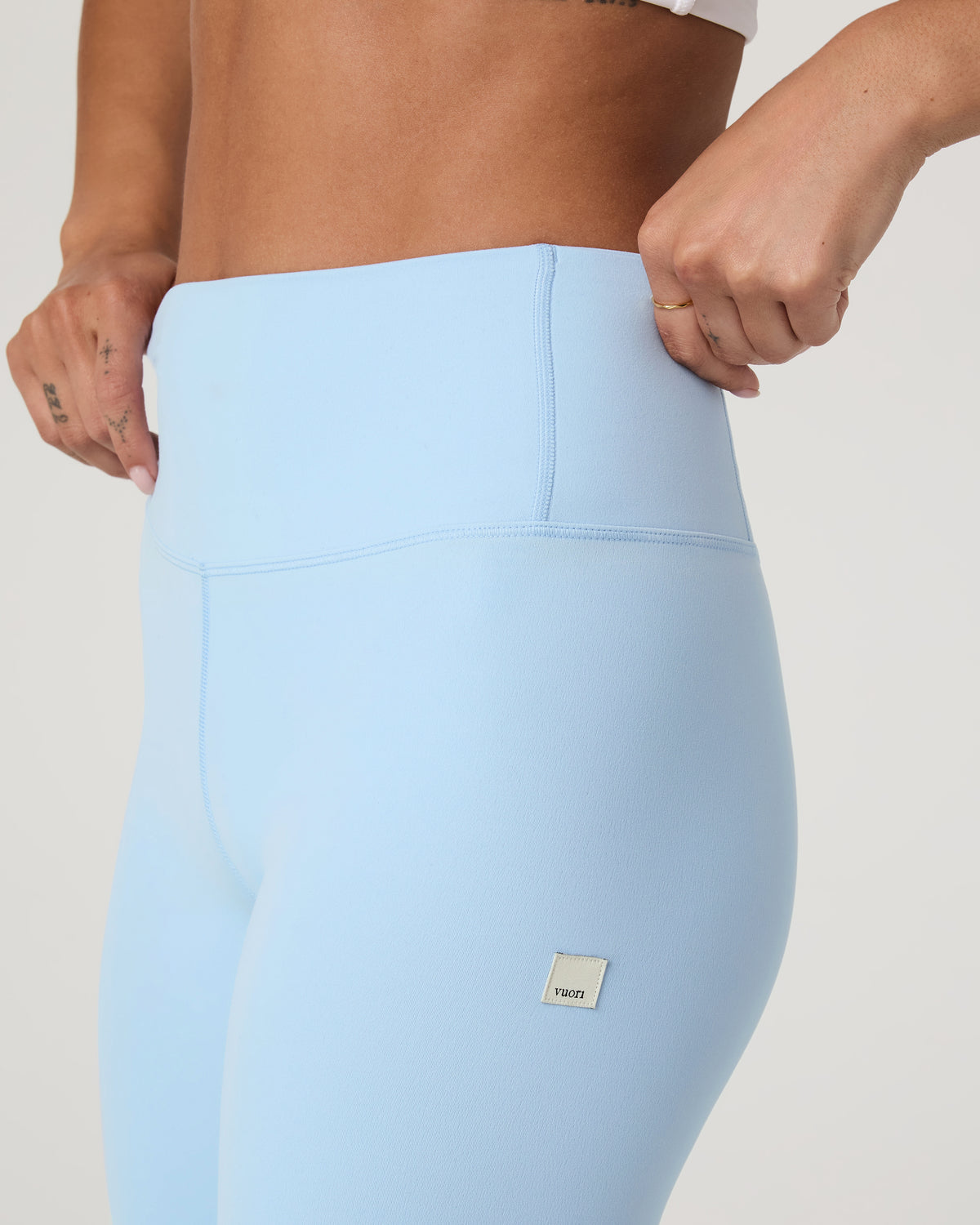 Women Vuori Vuori AllTheFeels™ Slim Flare Crystal Blue Leggings