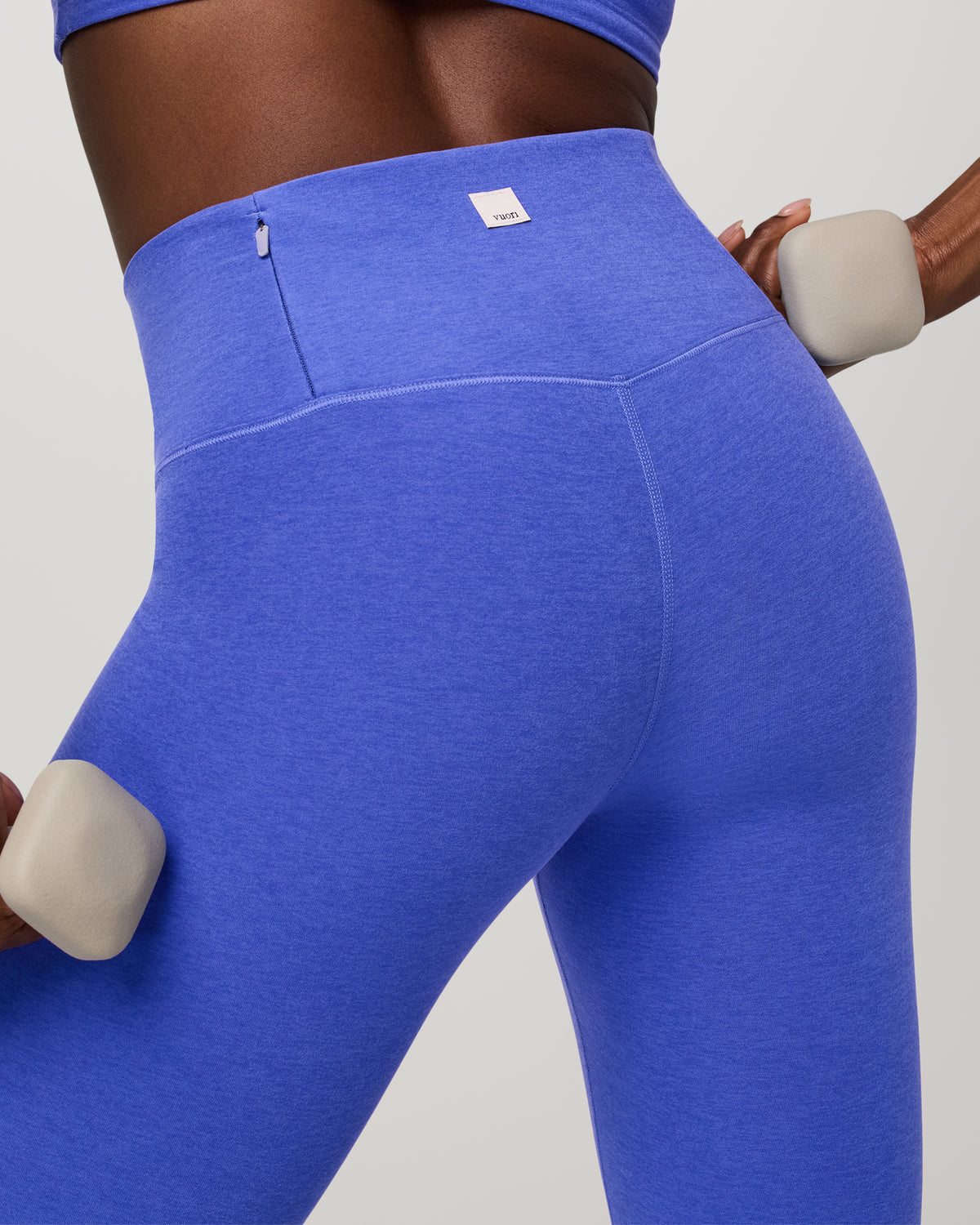Women Vuori Clean Elevation Legging Women's Bright Iris Heather Leggings