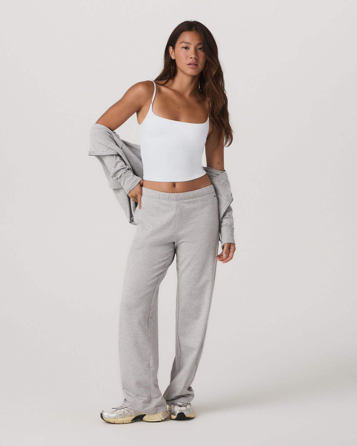 Women|New Vuori Halo Modern Straight Leg Pant Women's Pale Grey Pants