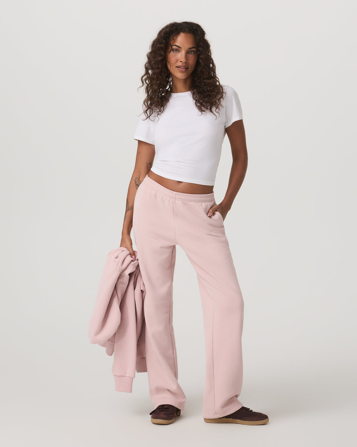 Women Vuori Women's Restore Straight Leg Sweatpant Vintage Rose