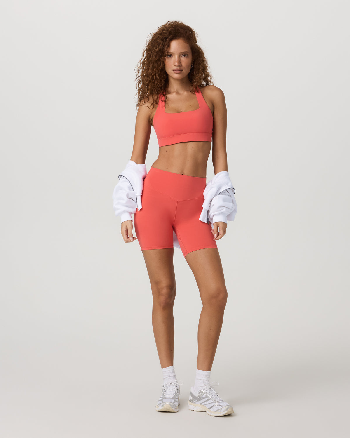 Women|New Vuori Vuori AllTheForm™ Short 6" Bright Coral Biker Shorts