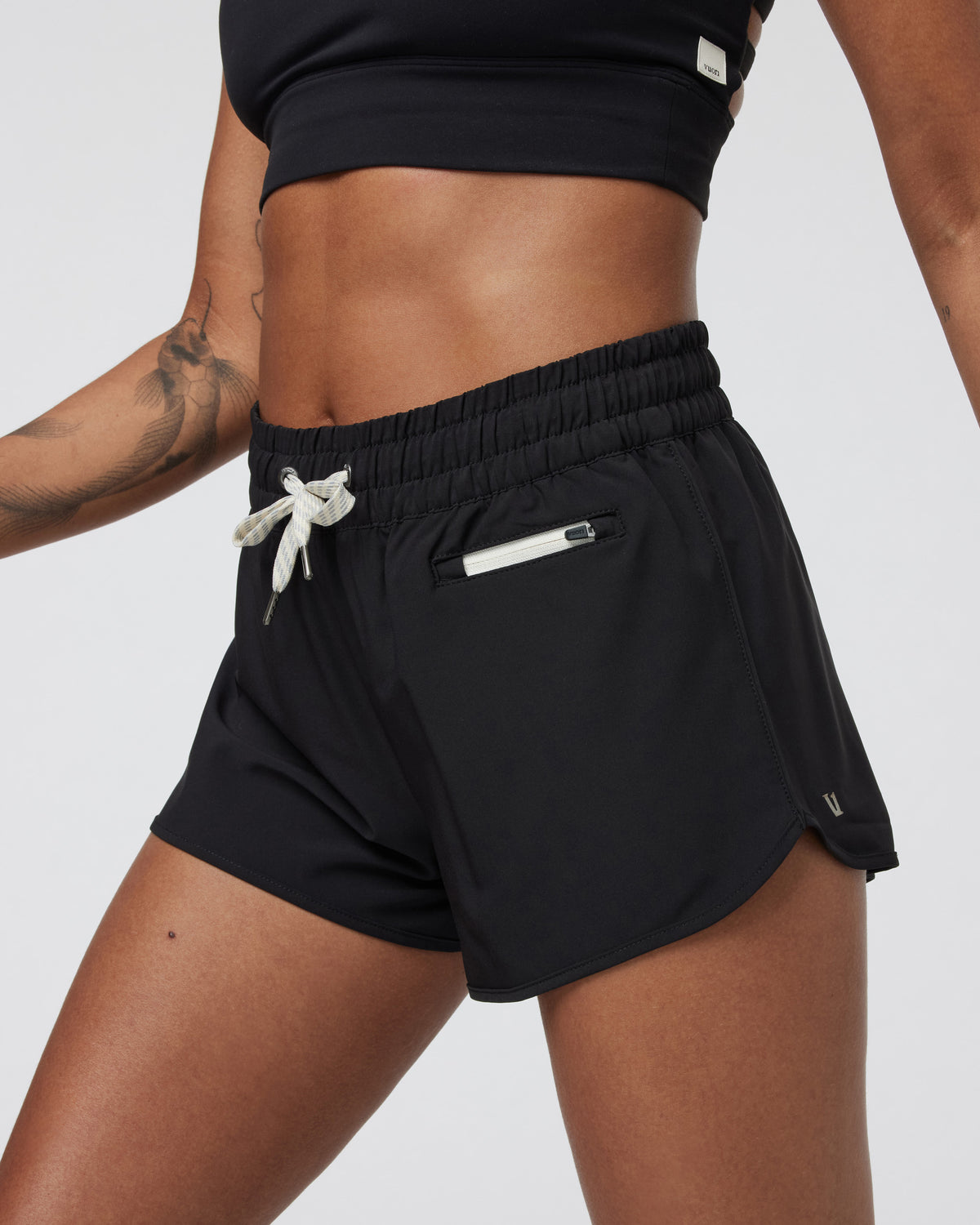 Women Vuori Clementine Short 2.0 Women's Black Running Shorts