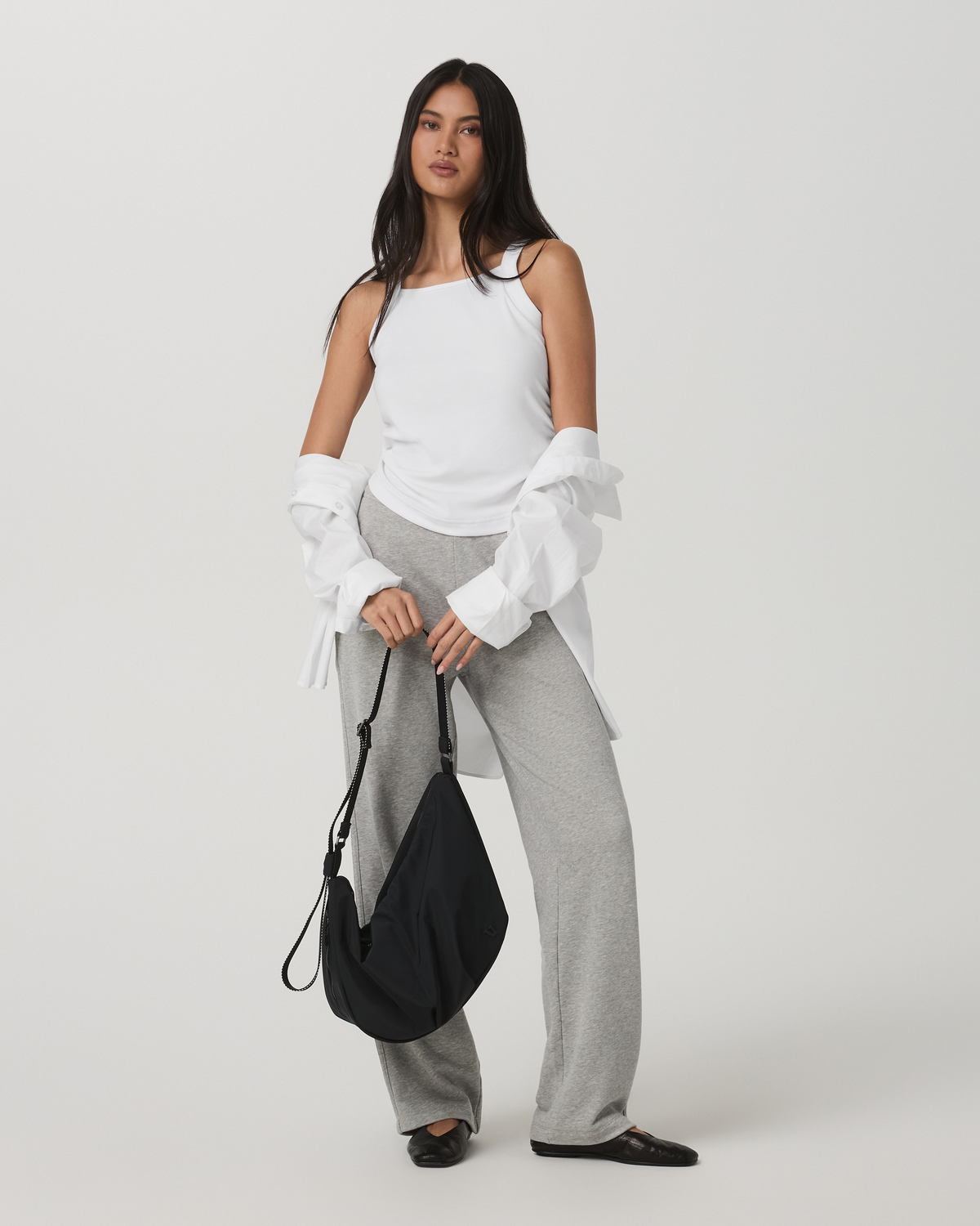 Women|New Vuori Pose Cooper Tank Women's White Square Neck Tank Top