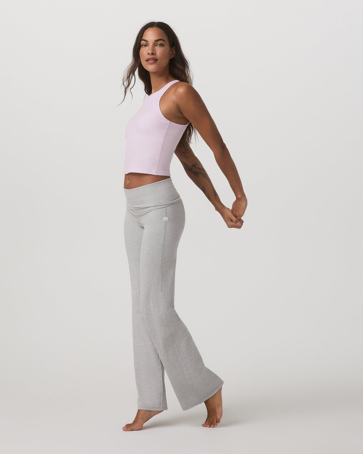 Women|New Vuori Pose Plyo Tank Women's Lilac Breeze Supportive Tank Top
