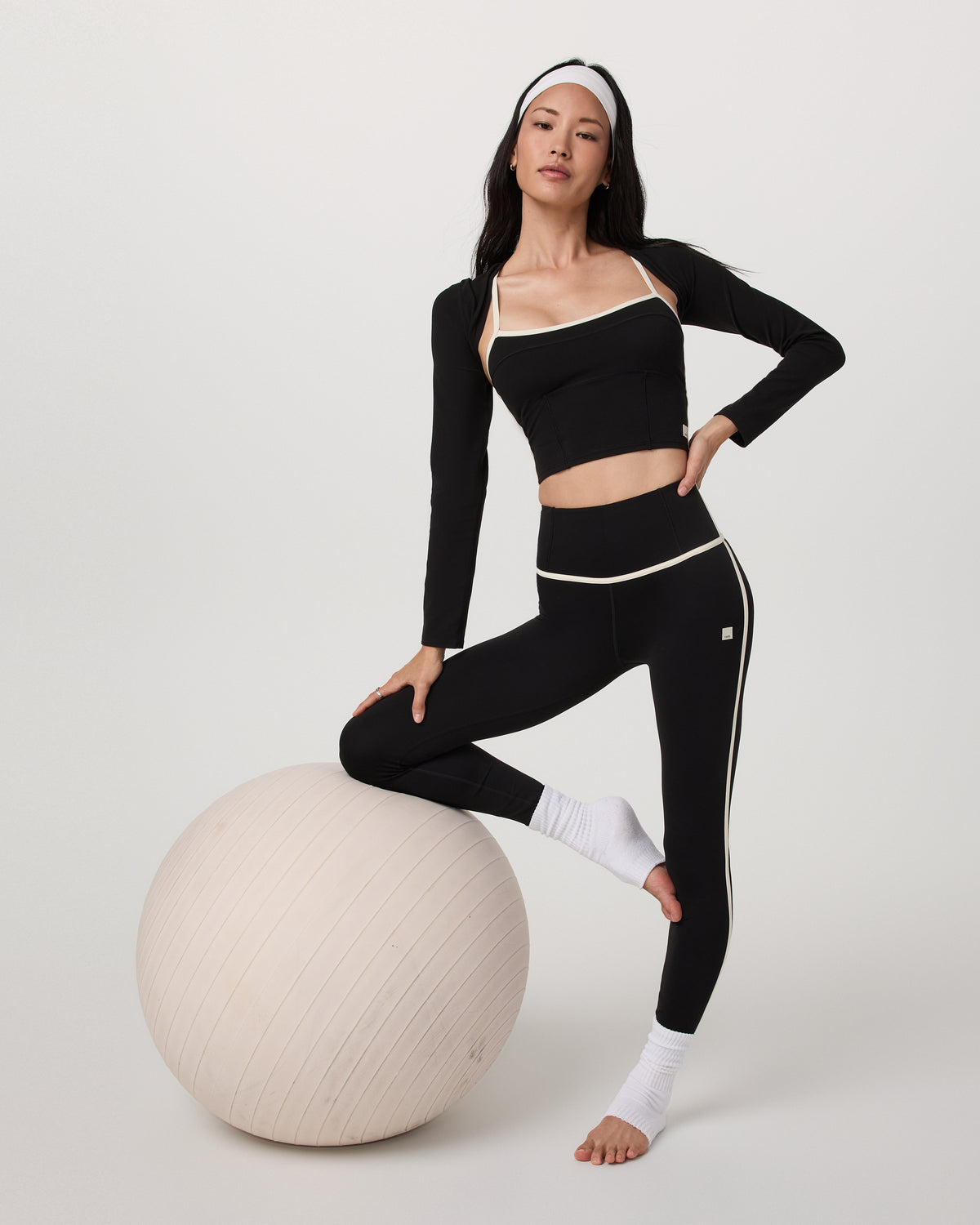 Women|New Vuori Vuori AllTheFeels™ Corset Tank Women's Black Tank Top
