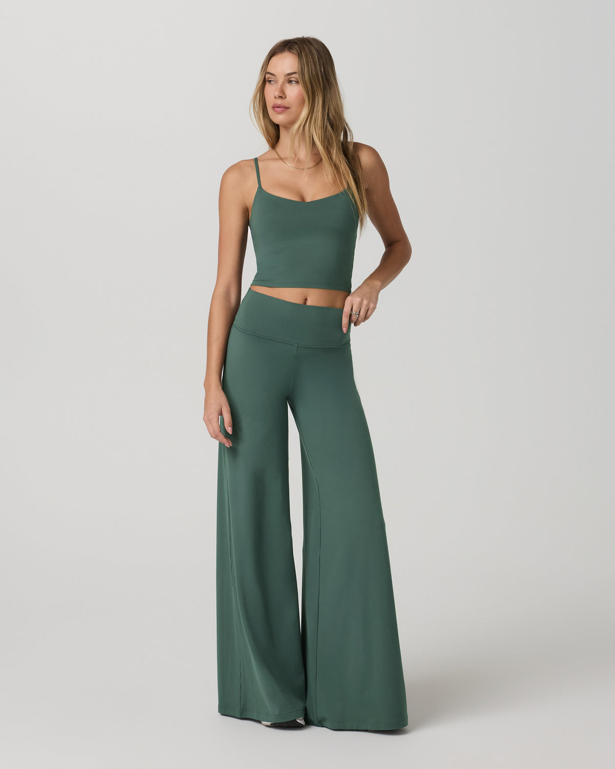 Women|New Vuori Halo Cami Women's Agate Green Performance Knit Top