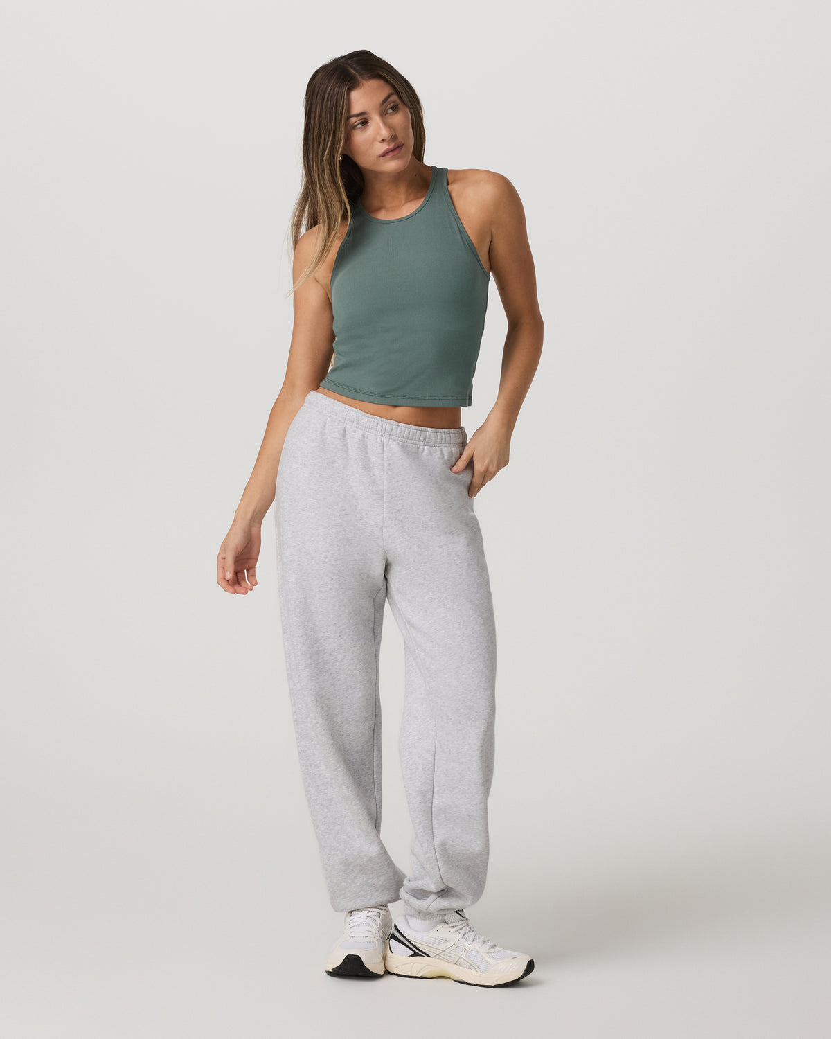 Women|New Vuori Pose Plyo Tank Women's Agate Green Performance Tank Top