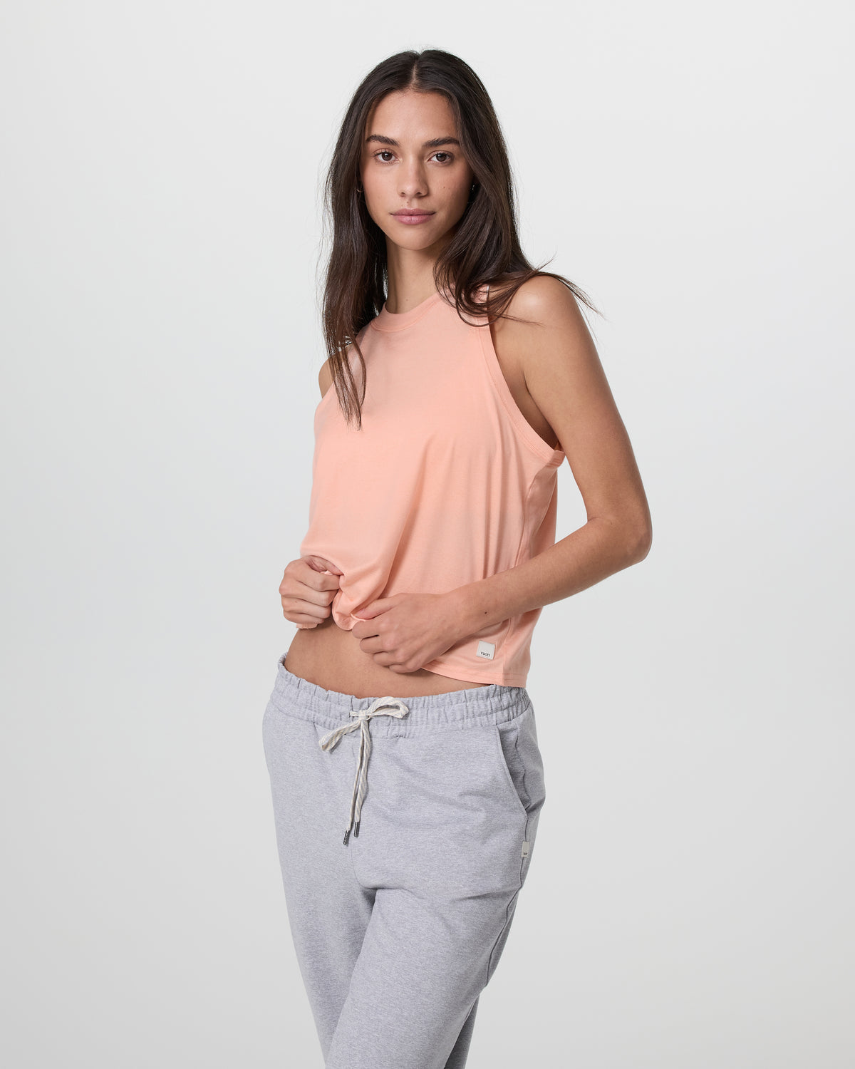 Women Vuori Energy Top Bright Peach Heather