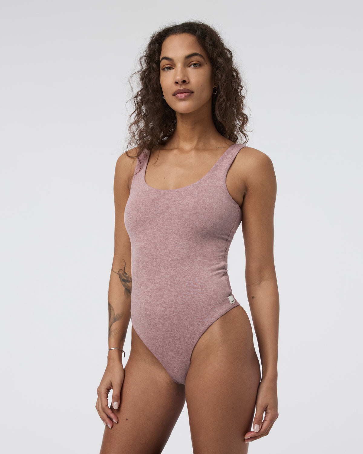 Women Vuori Sleeveless Halo Bodysuit Zion Rose Heather