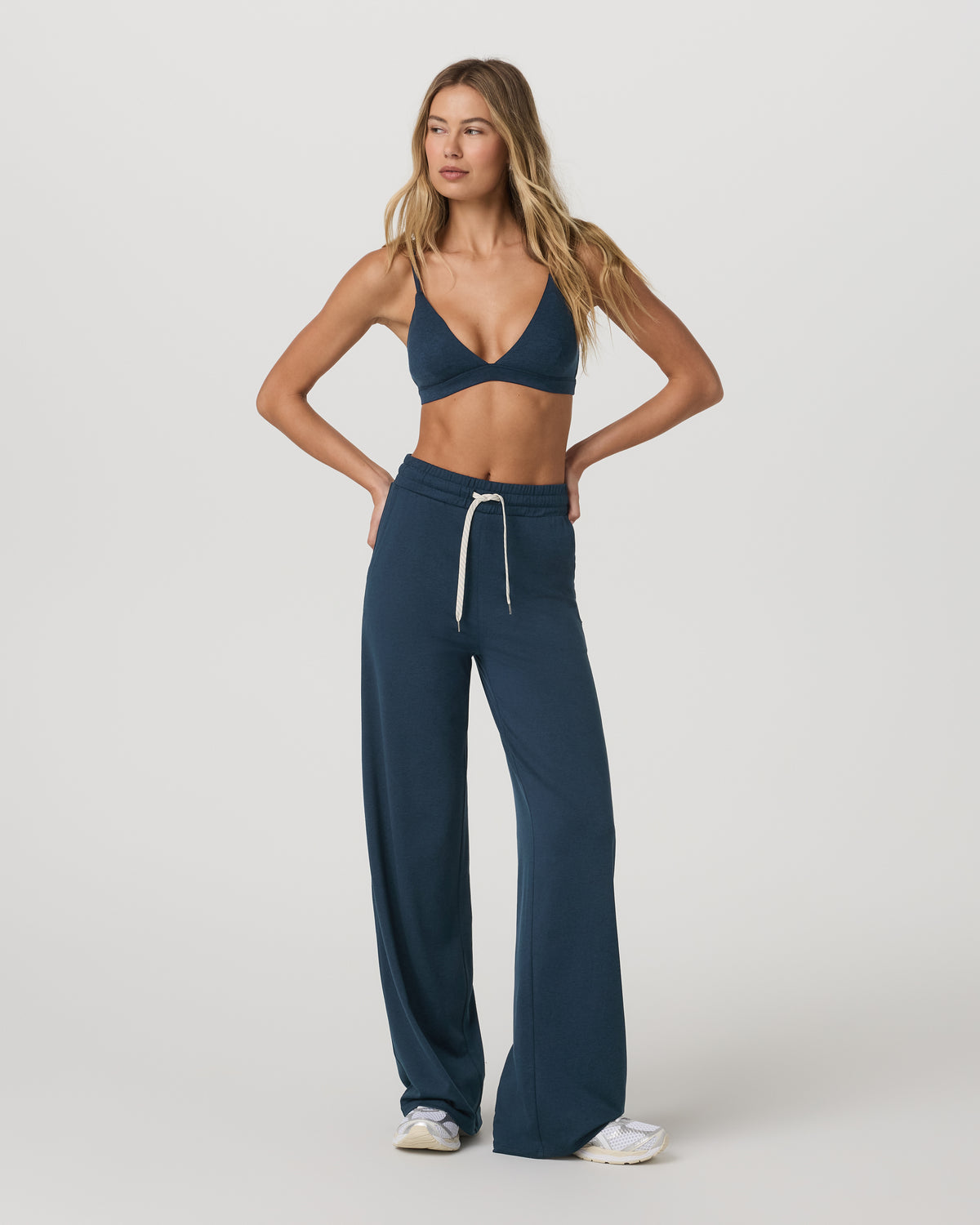 Women|New Vuori Halo Triangle Bra Blue Coast Heather Low-Support Bra