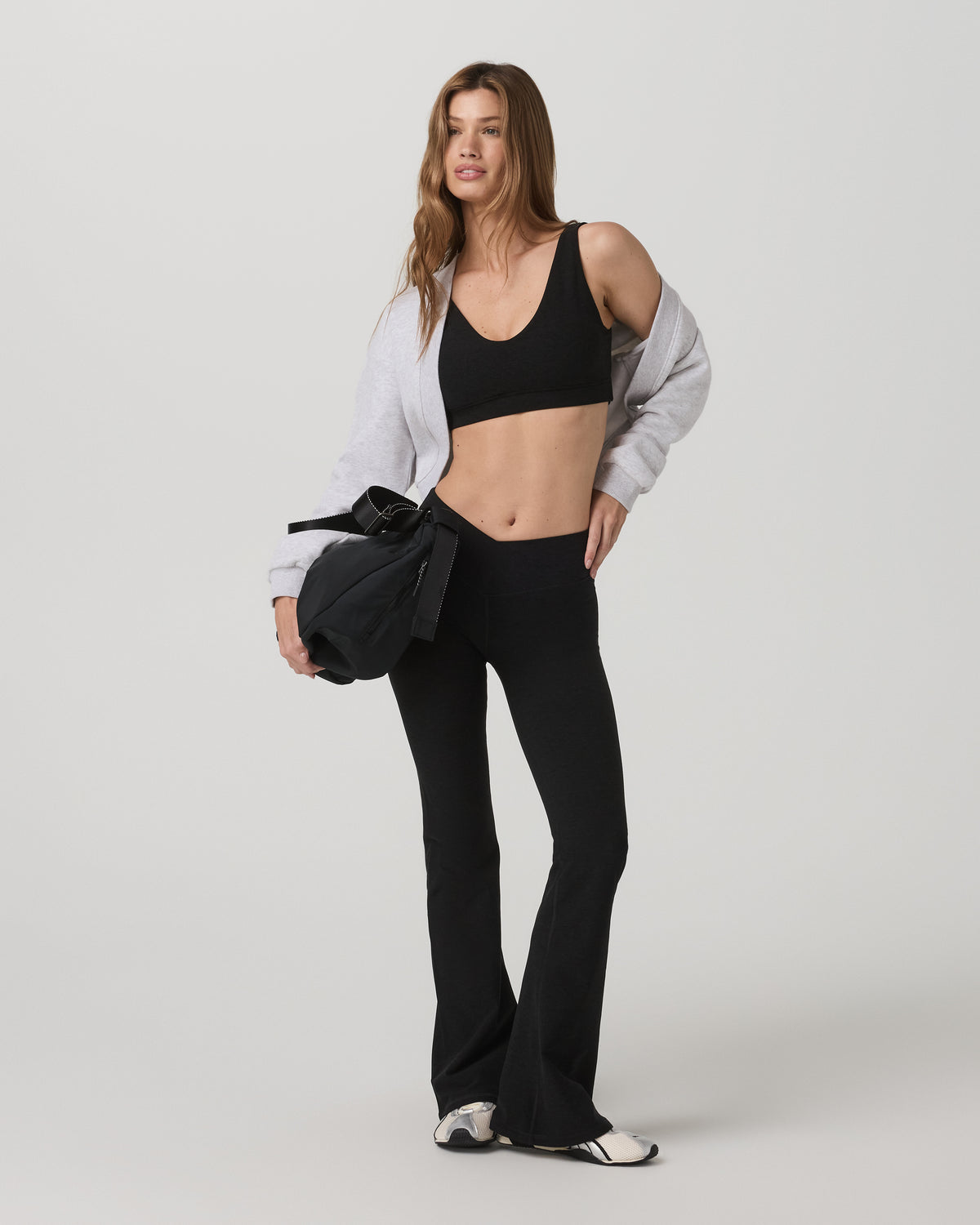 Women Vuori Elevation Rhythm Bra Black Heather