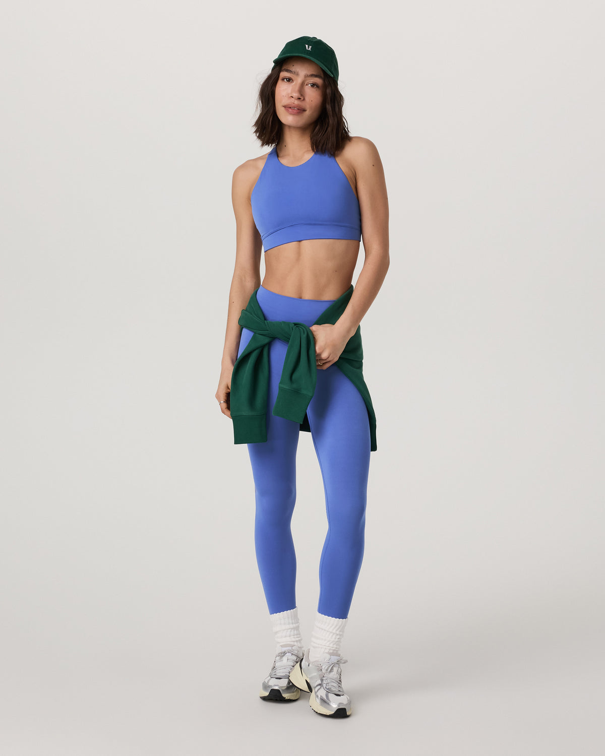 Women Vuori Vuori AllTheForm™ High Neck Bra Bright Iris Sports Bra