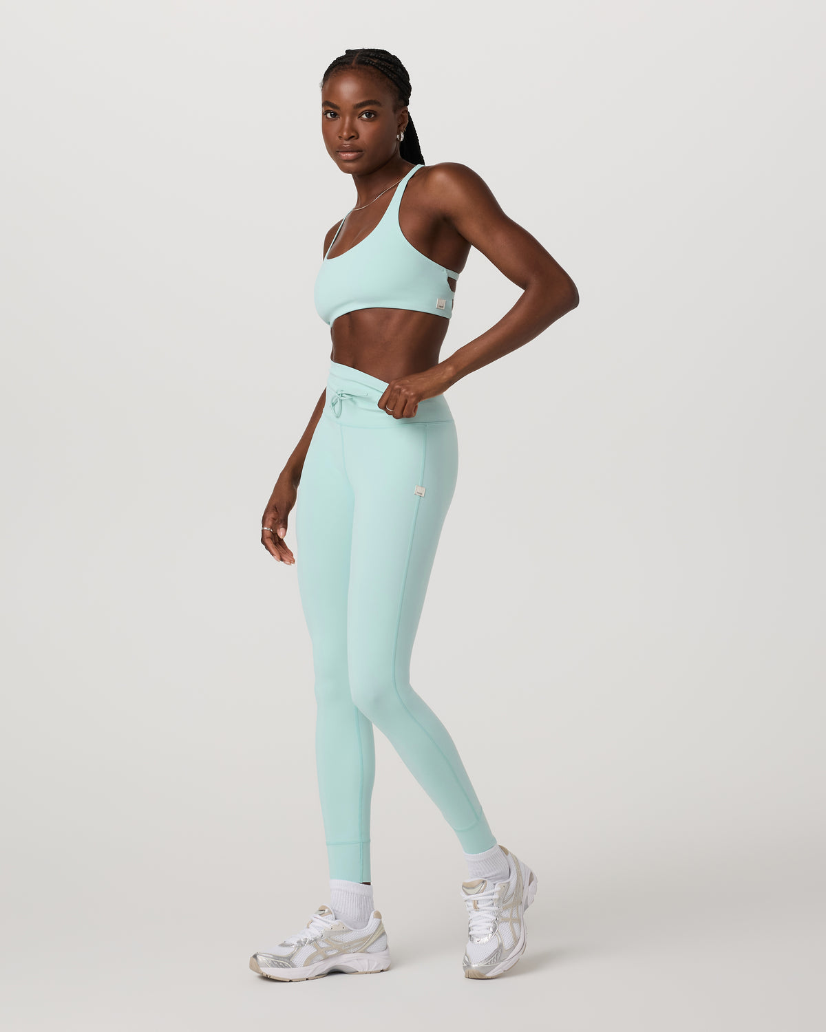 Women Vuori Yosemite Bra Women's Spearmint Strappy Sports Bra