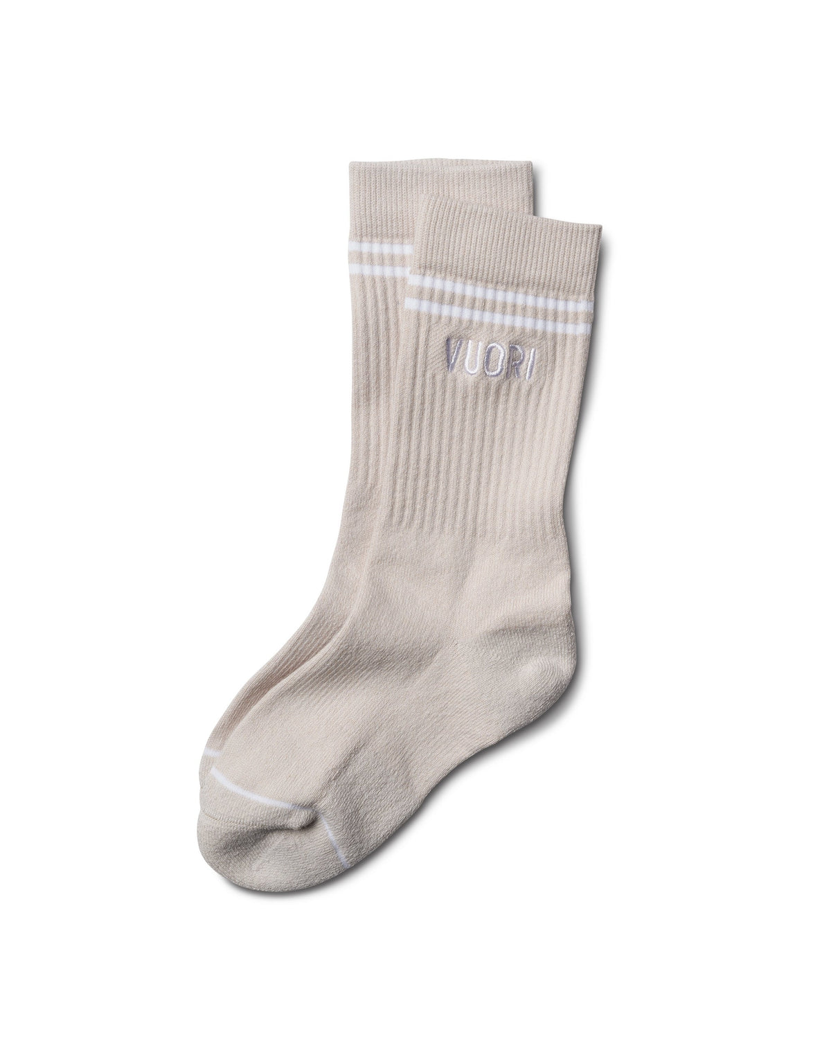 Women|Men|Accessories Vuori Vuori Crew Sock Salt Heather Performance Crew Socks