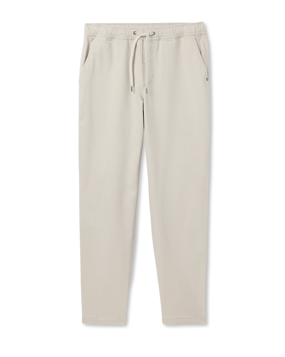 Men Vuori Fletcher Elastic Waist Pant Athletic Slim Fit 30" Oatmeal