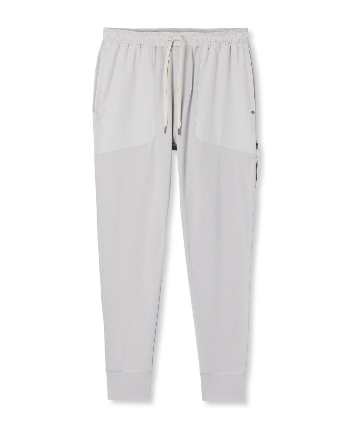 Men Vuori Sunday Mixed Media Jogger 28" Men's Frost Grey Joggers