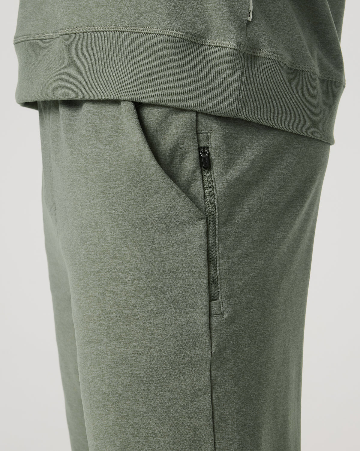 Men Vuori Coronado Sweatpant Men's Light Oregano Heather Pants