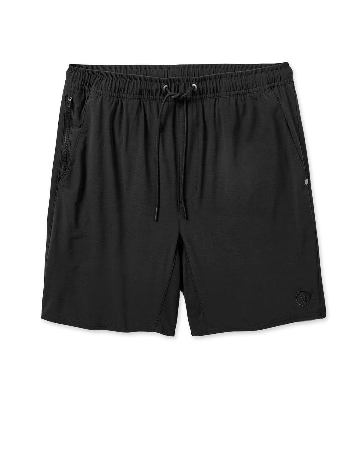 Men Vuori Kore Elevate Short Lined 7" Men's Black Shorts with Zip Pockets
