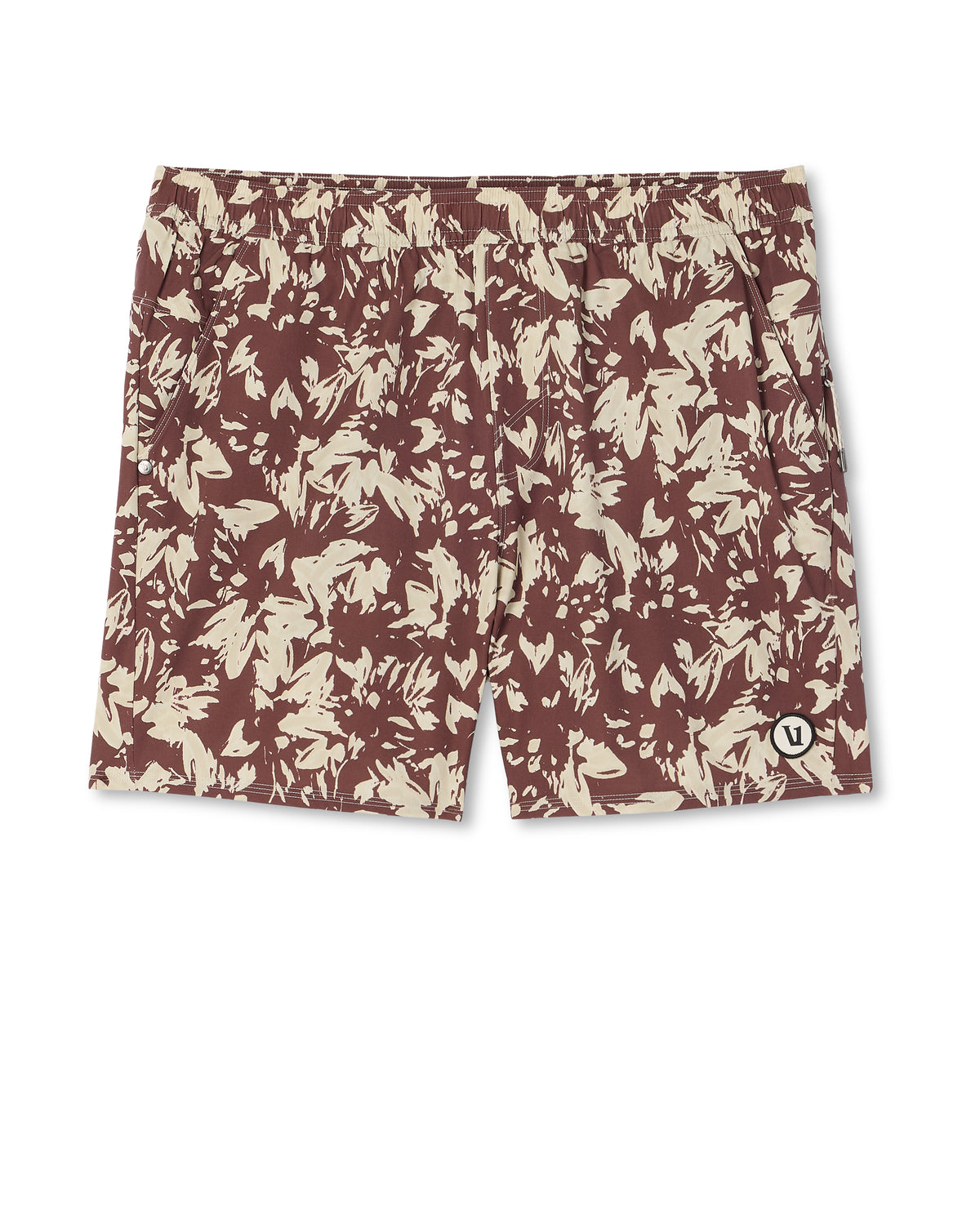 Men Vuori Maverick Volley Short Lined Sable Maui Hybrid Shorts