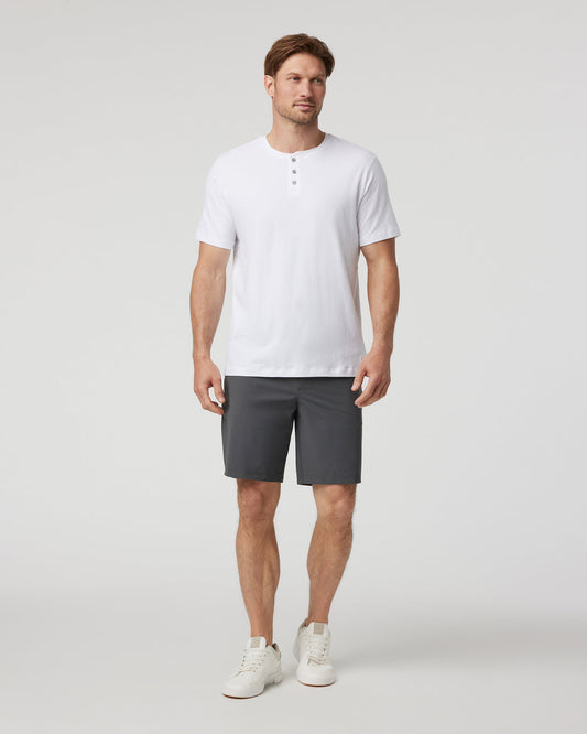 Men Vuori Fleet Chino Short 8" Men's Charcoal Shorts