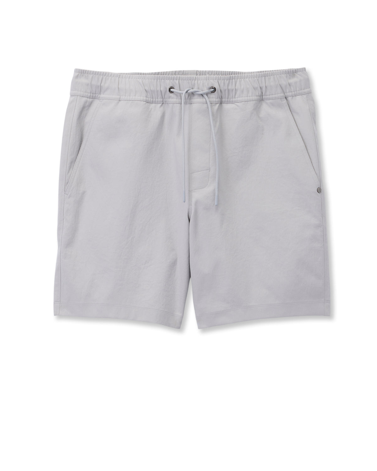 Men Vuori Cascade Crinkle Elastic Waist Short Classic Fit 8" Fog
