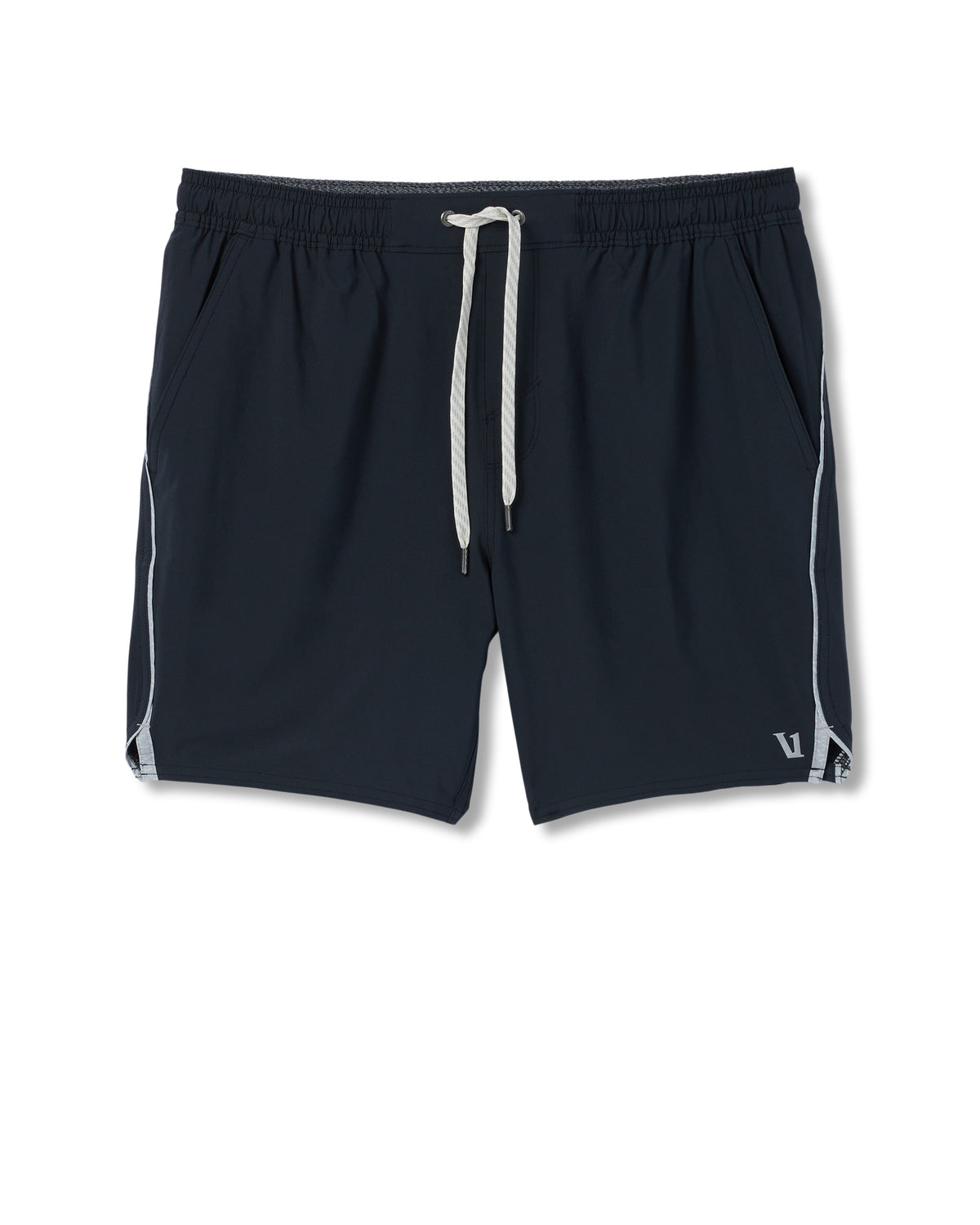 Men Vuori Trail Short 2.0 Black/Heather Grey Running Shorts