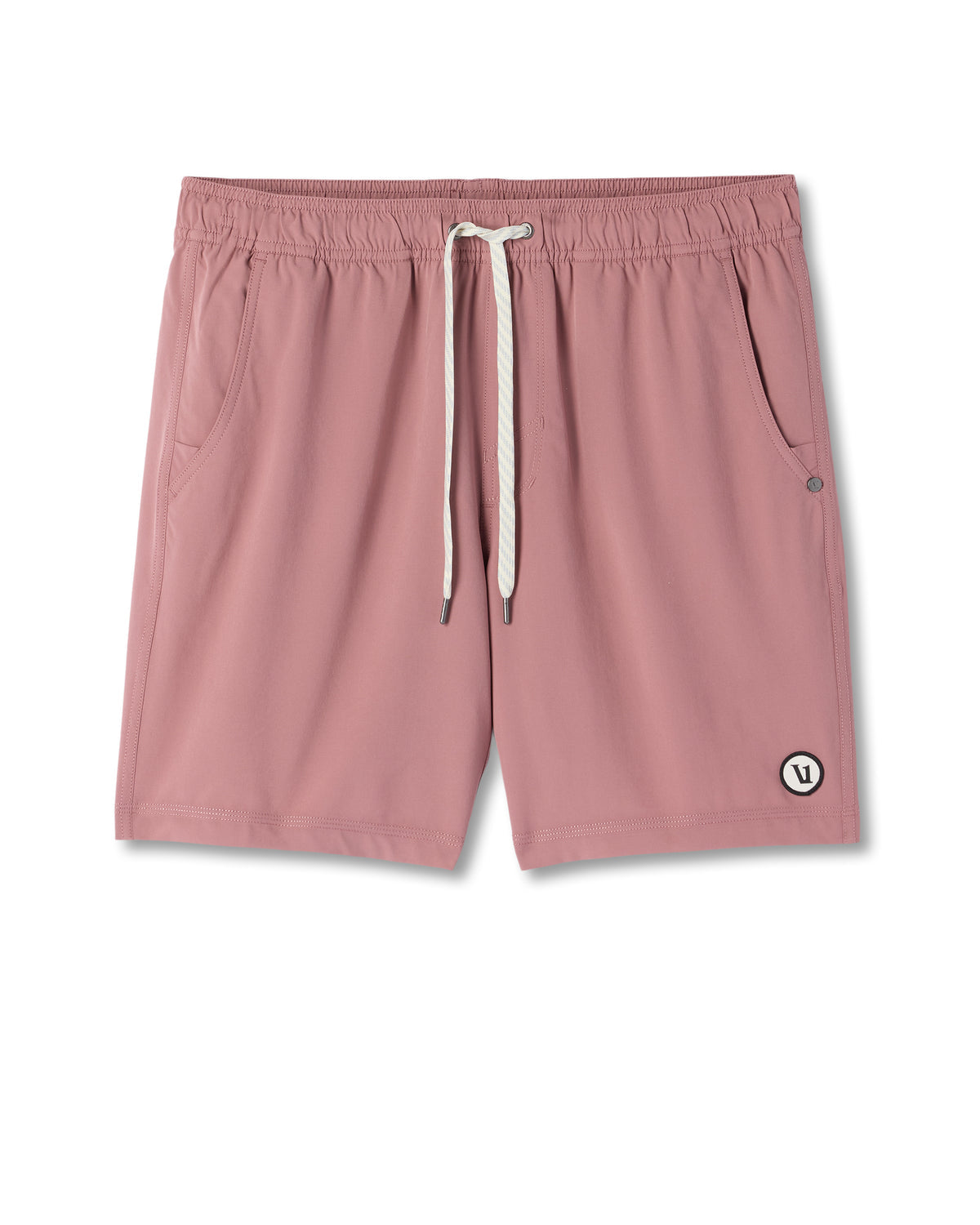 Men Vuori Kore Short Lined 7" Men's Summer Red Athletic Shorts