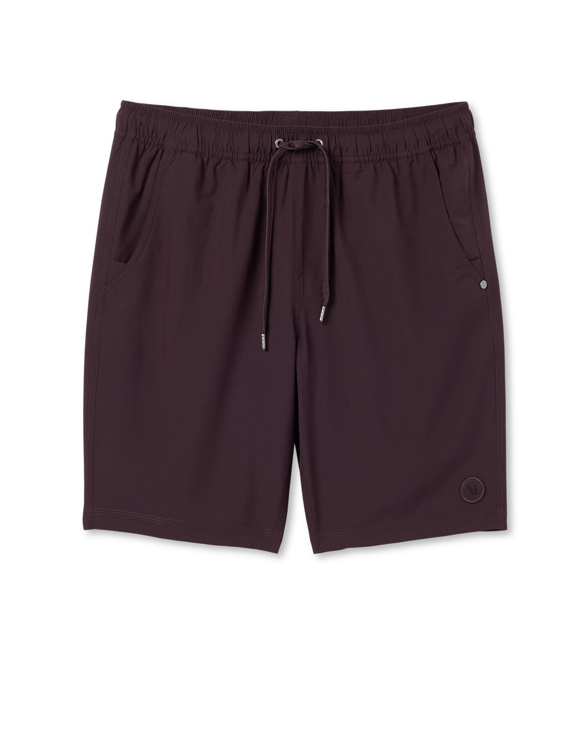 Men Vuori Kore Short Lined 9" Raisin Tonal Athletic Shorts