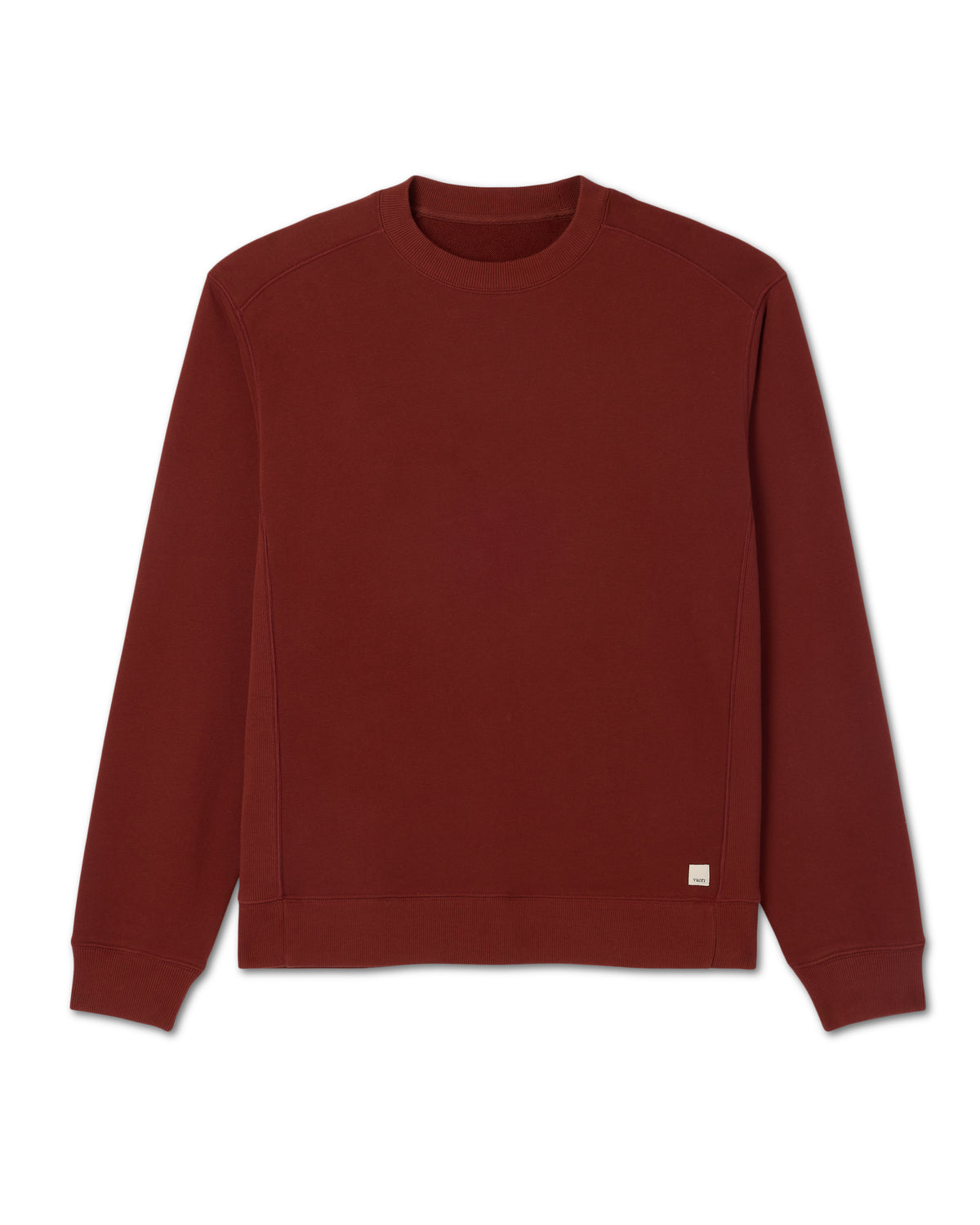 Men Vuori Cypress Vintage Crew Men's Firebrick Fleece Pullover