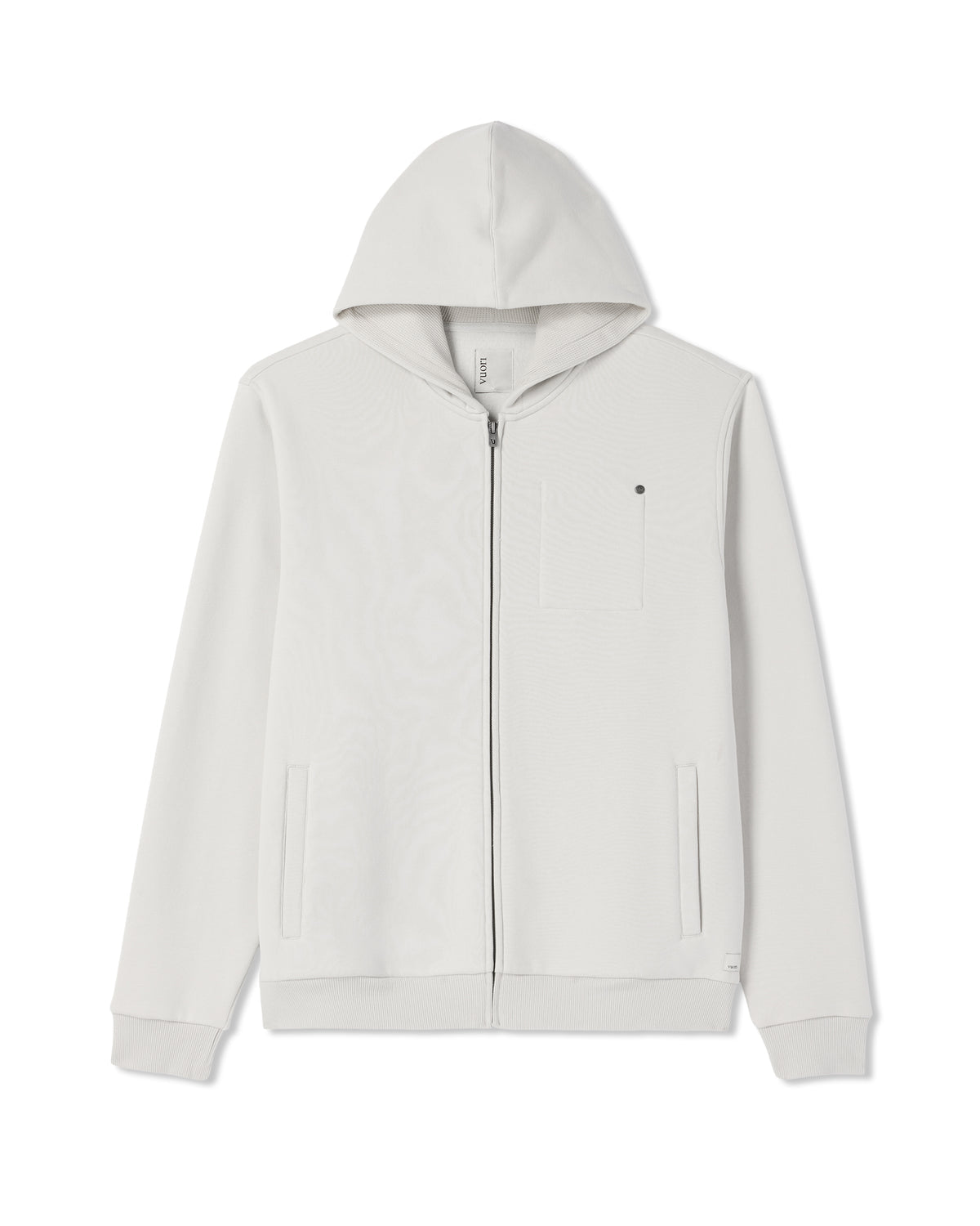 Men Vuori Seaside Full Zip 2.0 Men's Salt Full Zip Hoodie