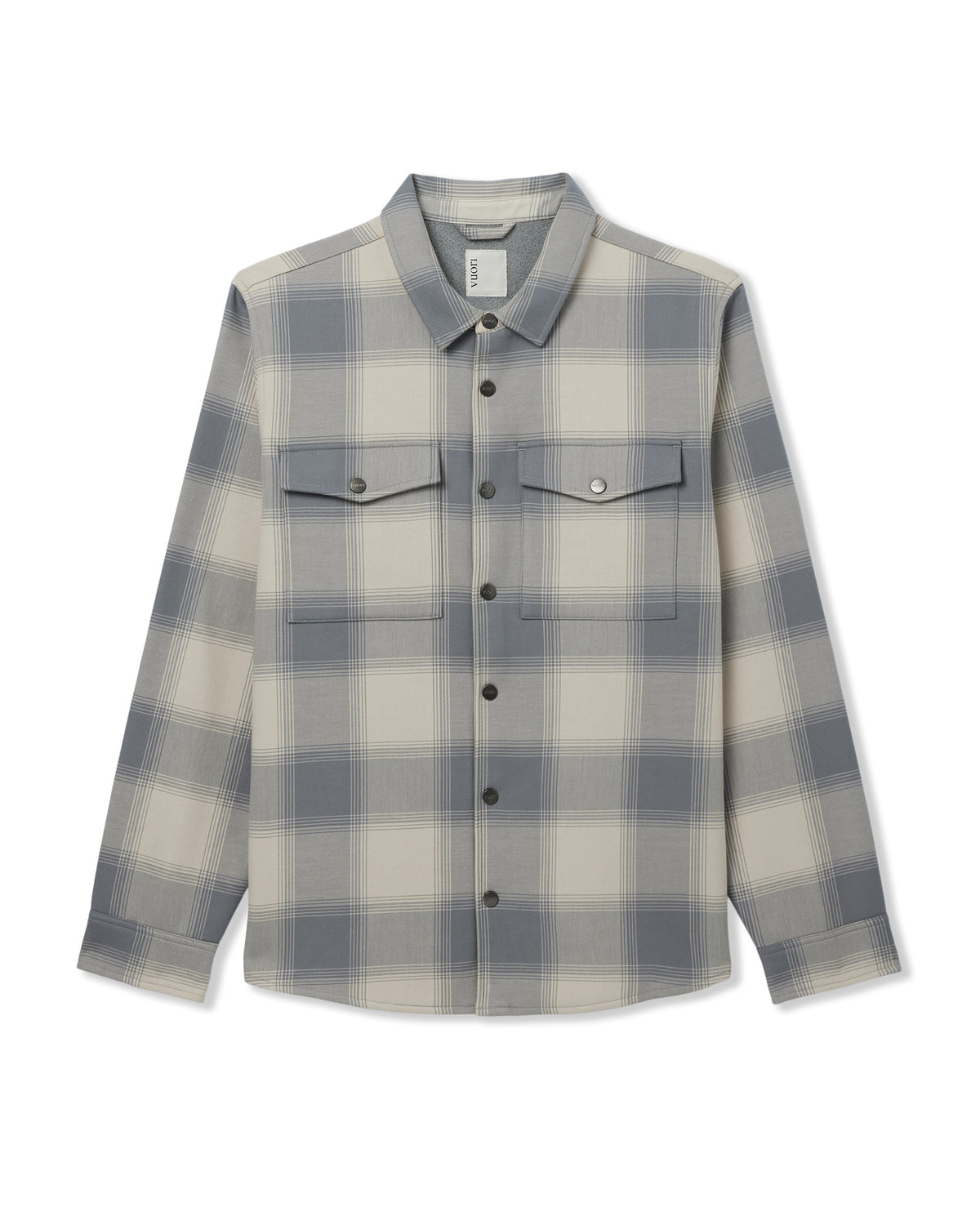Men Vuori Range Shirt Jacket 2.0 Men's Mushroom Plaid Jacket