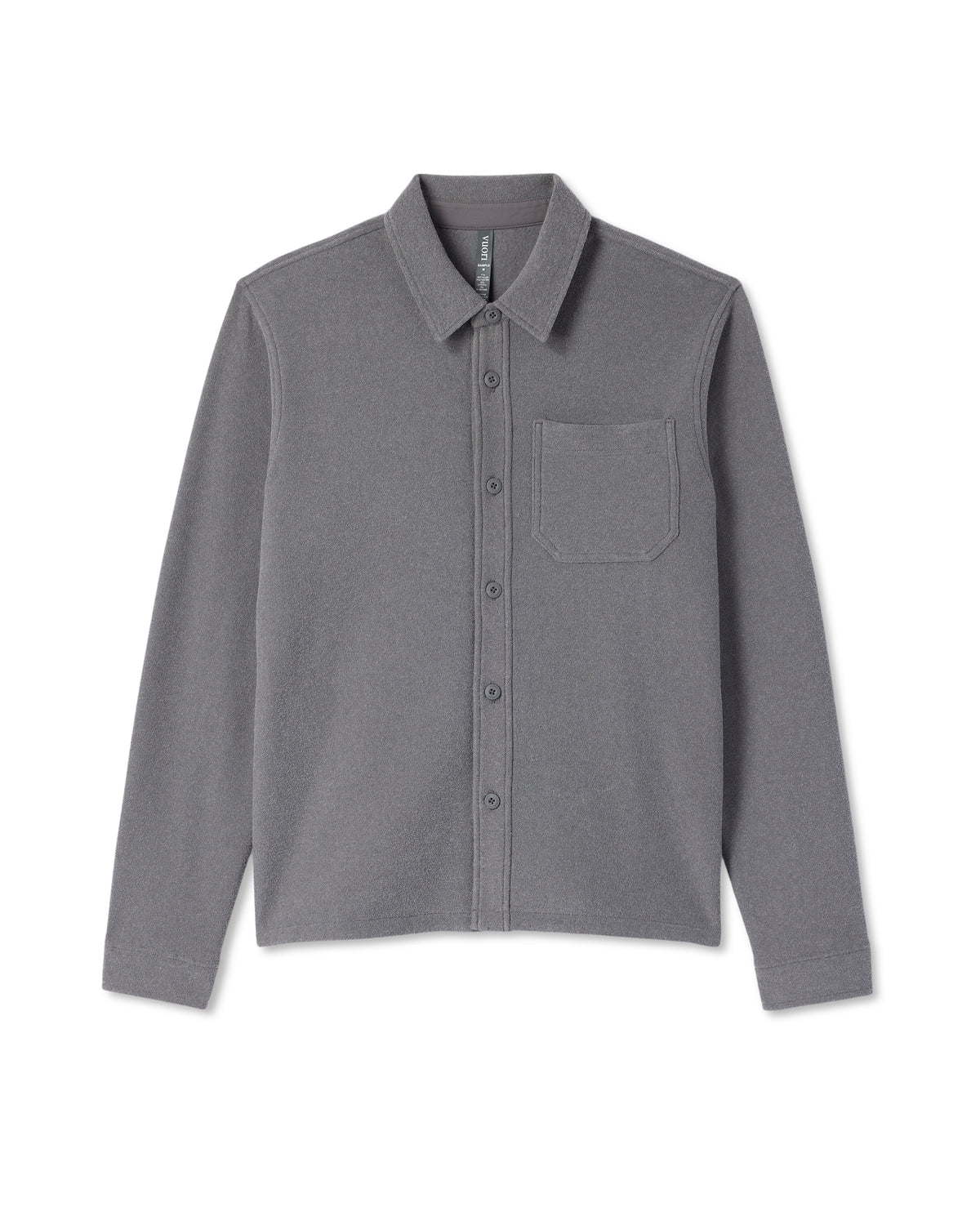 Men Vuori Beach Fleece Shirt Jacket Men's Pinecone Heather Jacket
