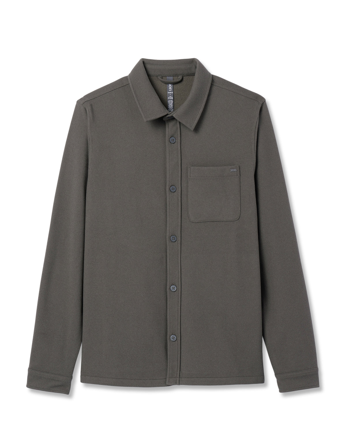 Men Vuori Beldon Shirt Jacket Knit Twill Oregano