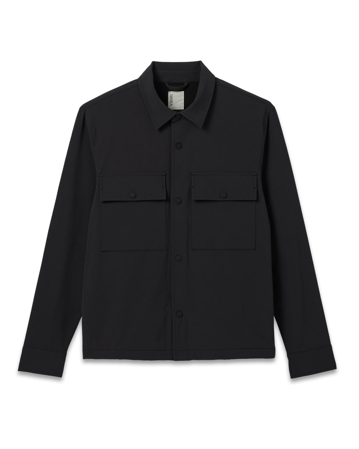 Men Vuori Lawson Tech Shirt Jacket Black