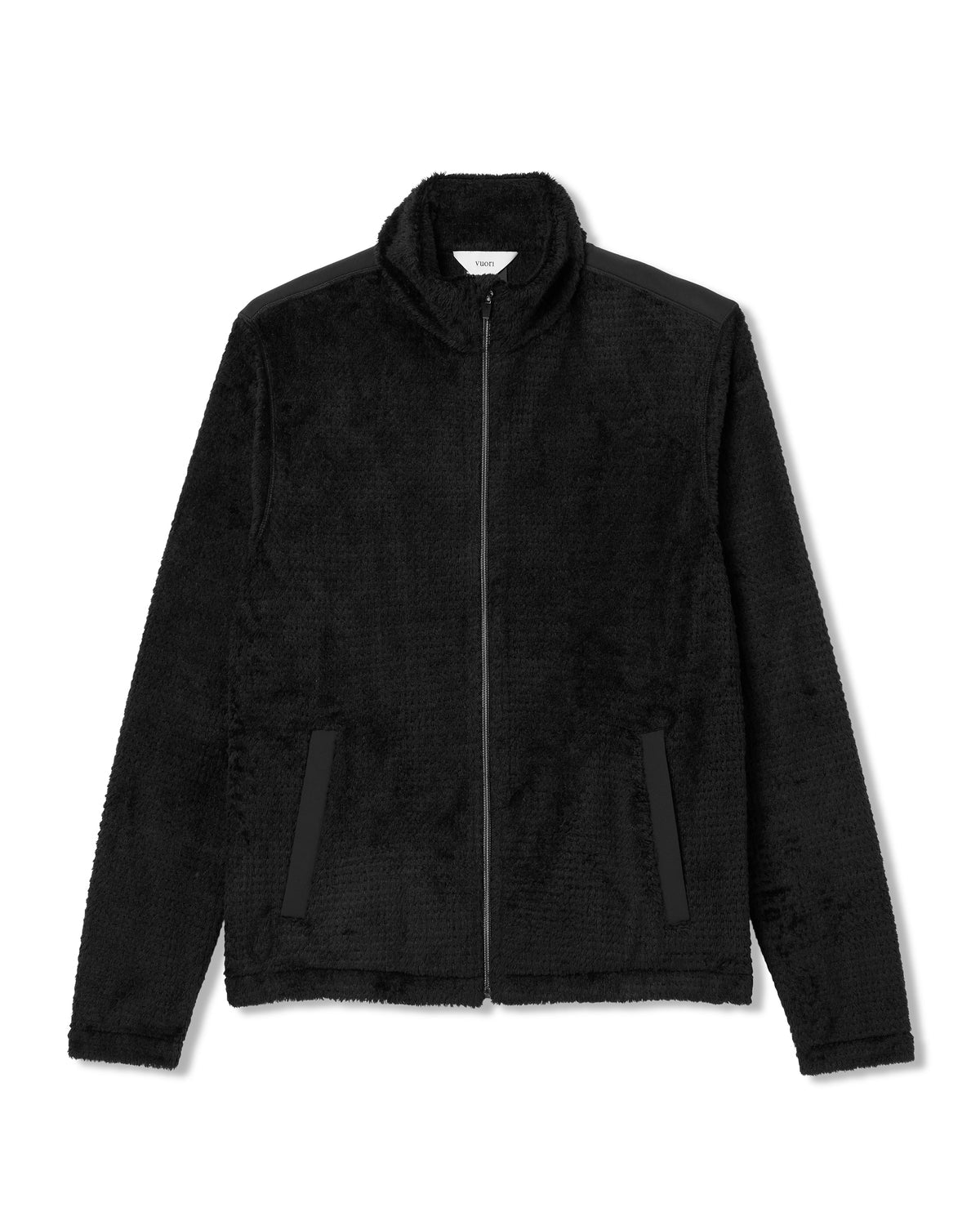 Men Vuori Fairfield Full Zip Jacket Men's Black Fleece Jacket