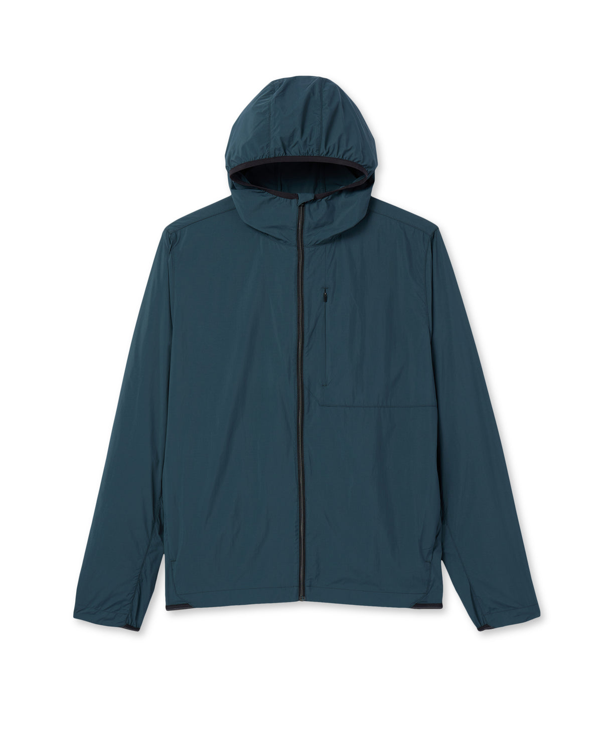 Men Vuori Ronan Packable Jacket Deep Sea French Terry Shirt