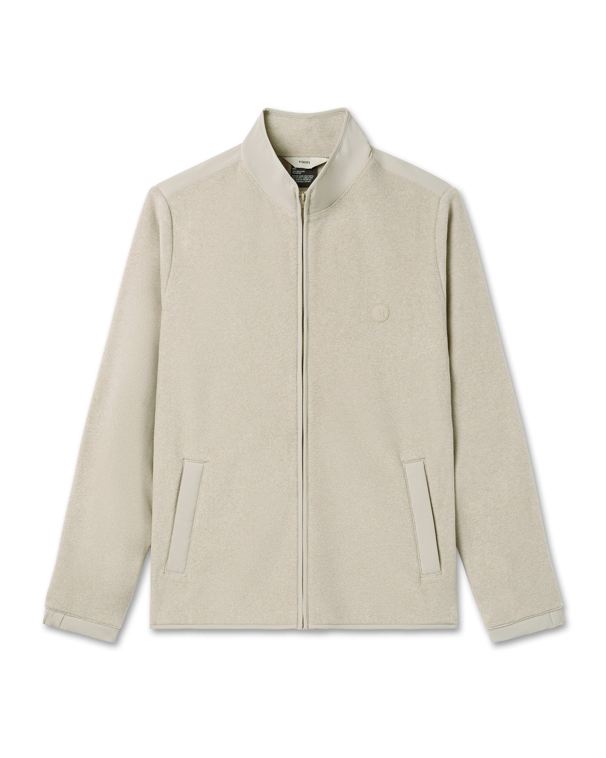 Men Vuori Aspen Full Zip Jacket Toast Fleece Jacket