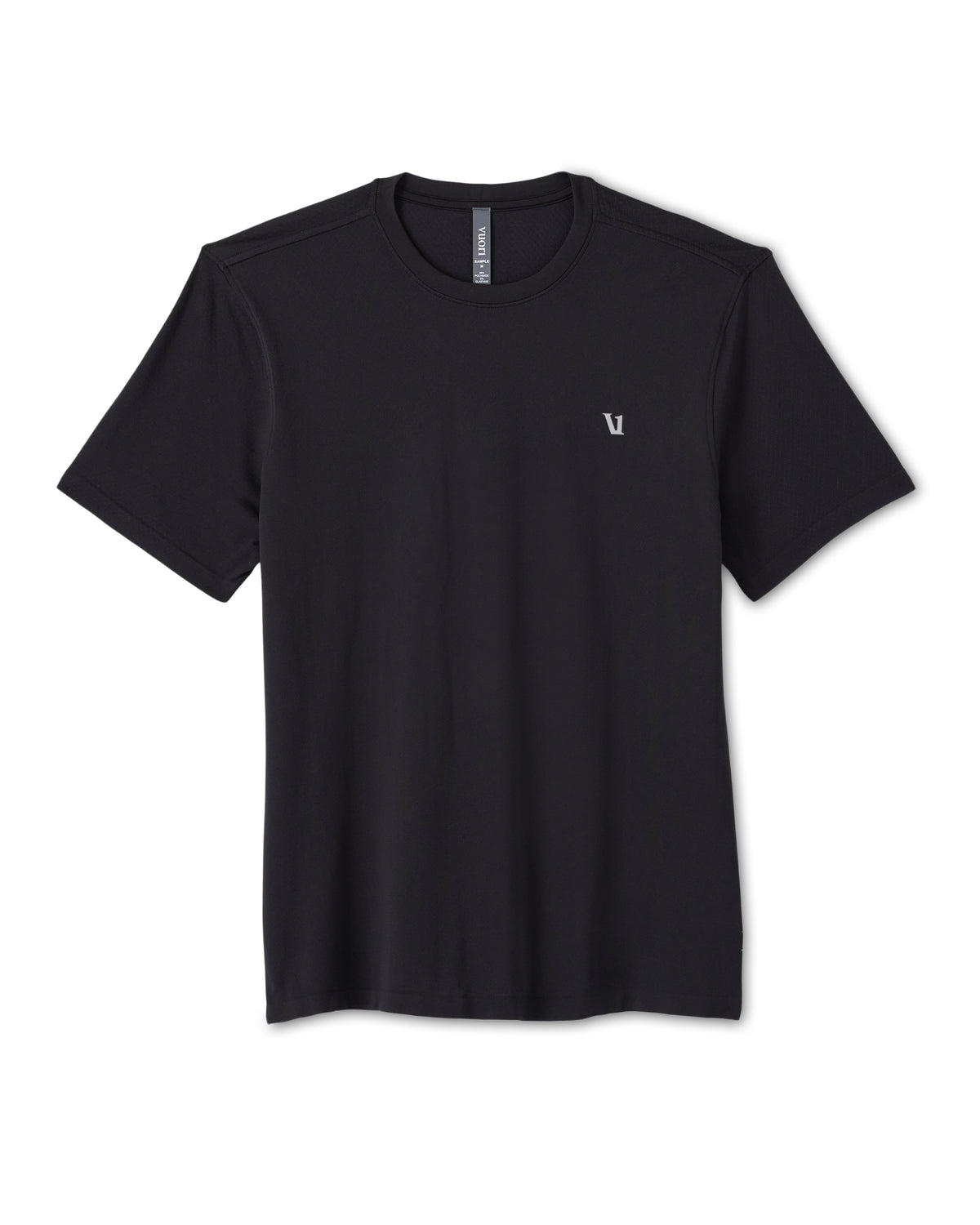 Men Vuori Short Sleeve Clearview Seamless Tee Black