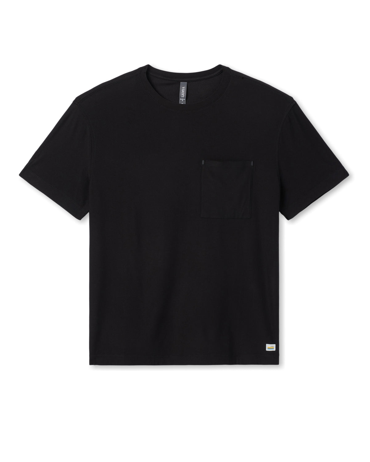 Men Vuori Short Sleeve Strato Pocket Tee - Relaxed Fit Black
