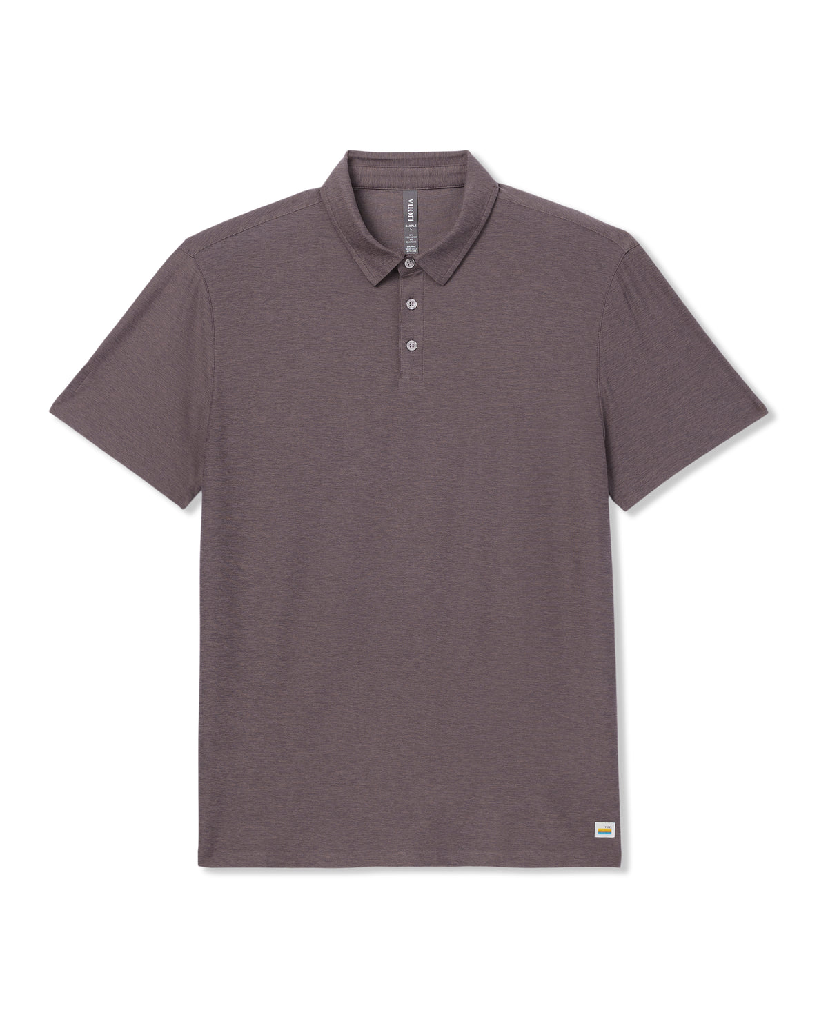 Men Vuori Strato Tech Polo Men's Huckleberry Heather Polo Shirt