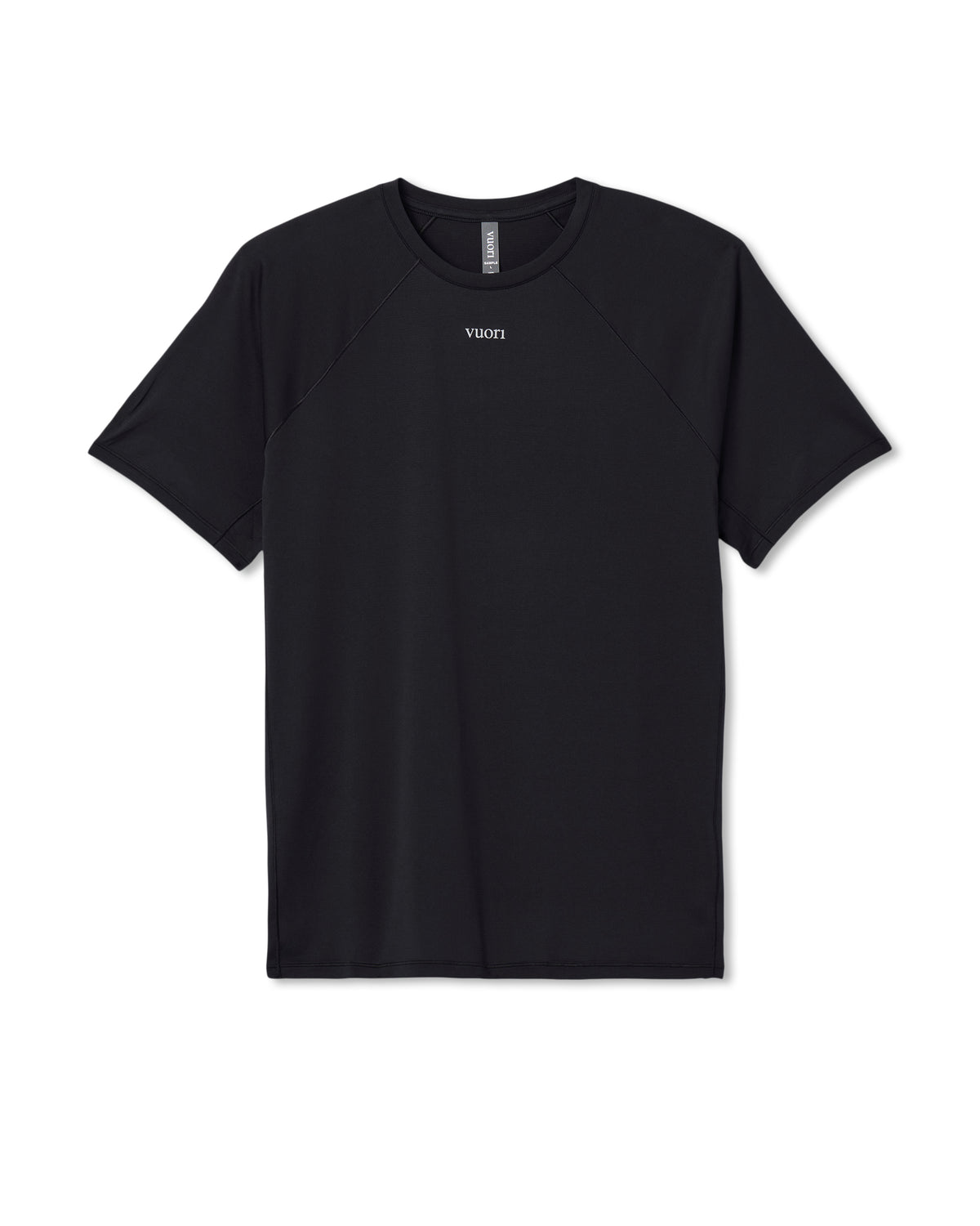 Men Vuori Short Sleeve Precept Tech Tee Black